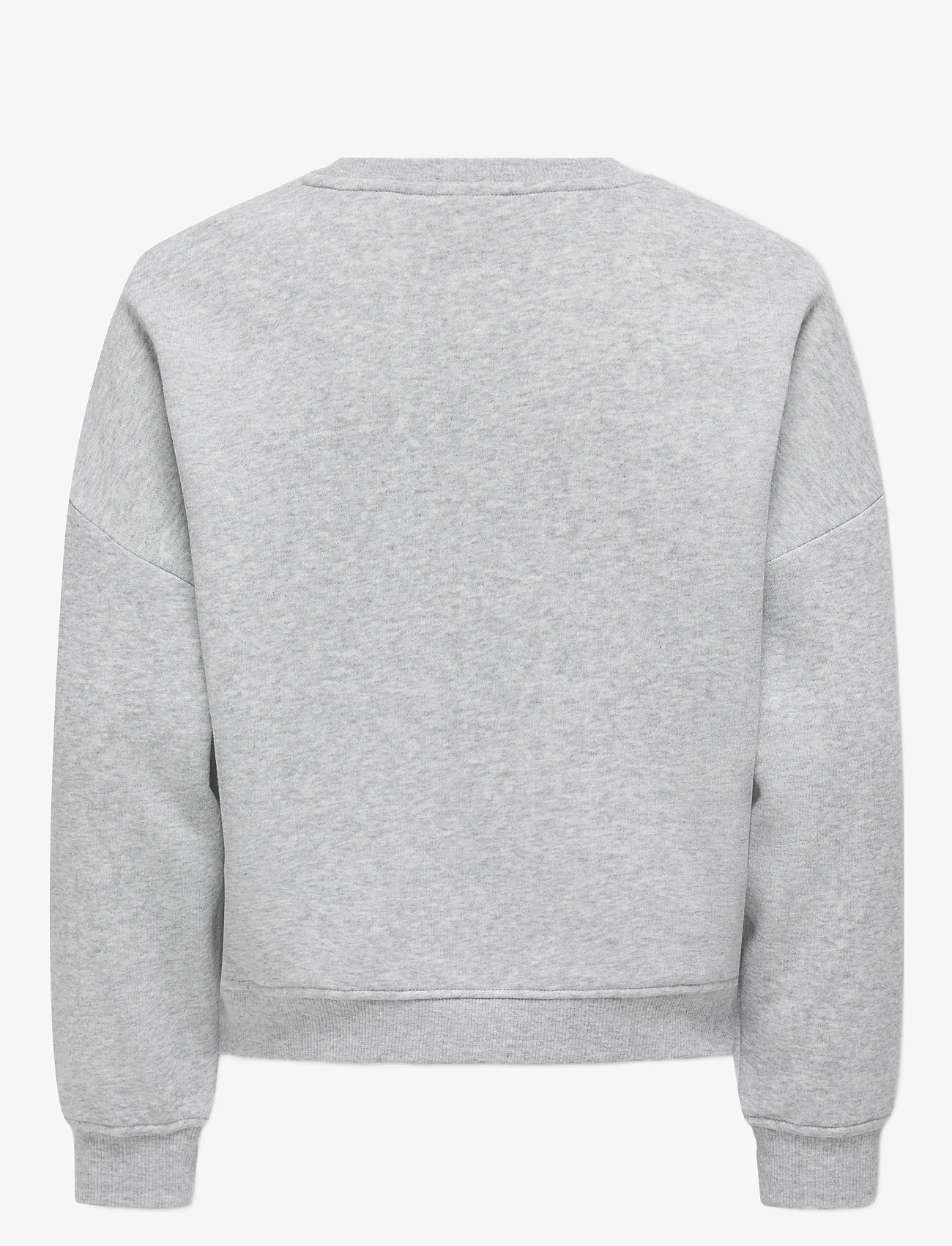 Kids Only - KOGSWEAT L/S CREW OVERSIZE SWT NOOS - sweatshirts - light grey melange - 1