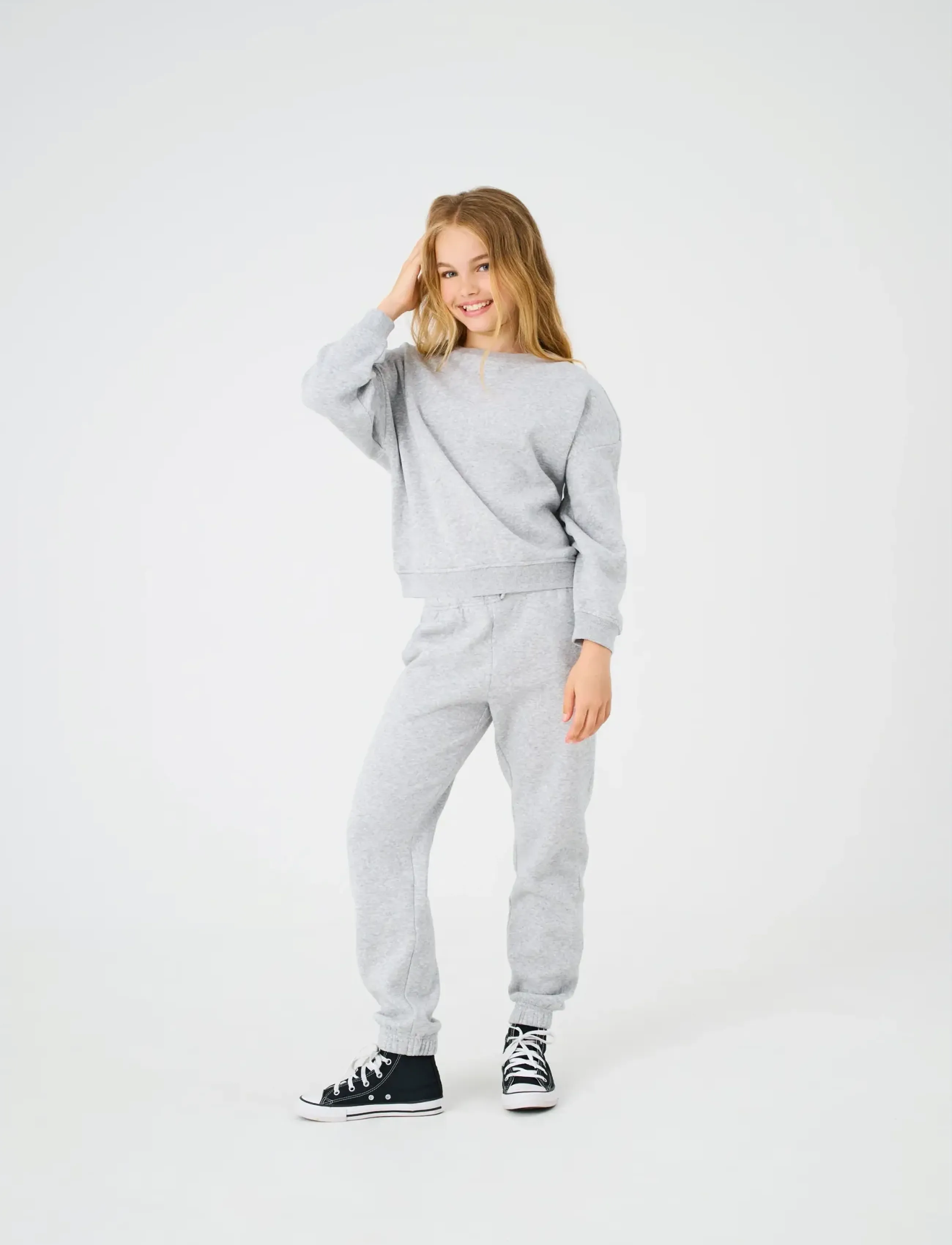 Kids Only Kogsweat Pants Swt Noos, 128, Unterteile, Grau - Sweatpants, Kinder