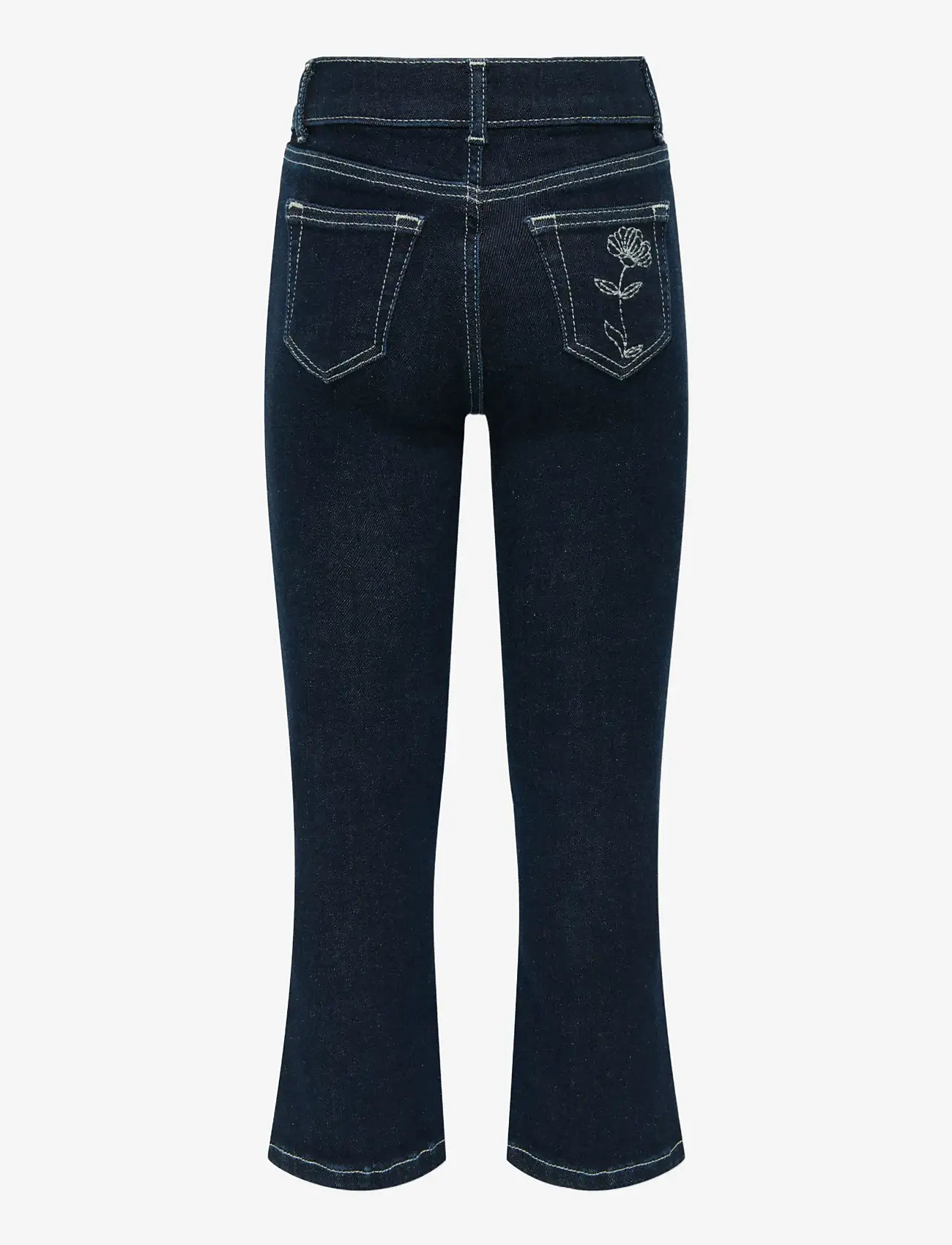 Kids Only - KMGBLUSH FLARED FLOWER DNM DIA - alt laienevad teksad - dark blue denim - 2
