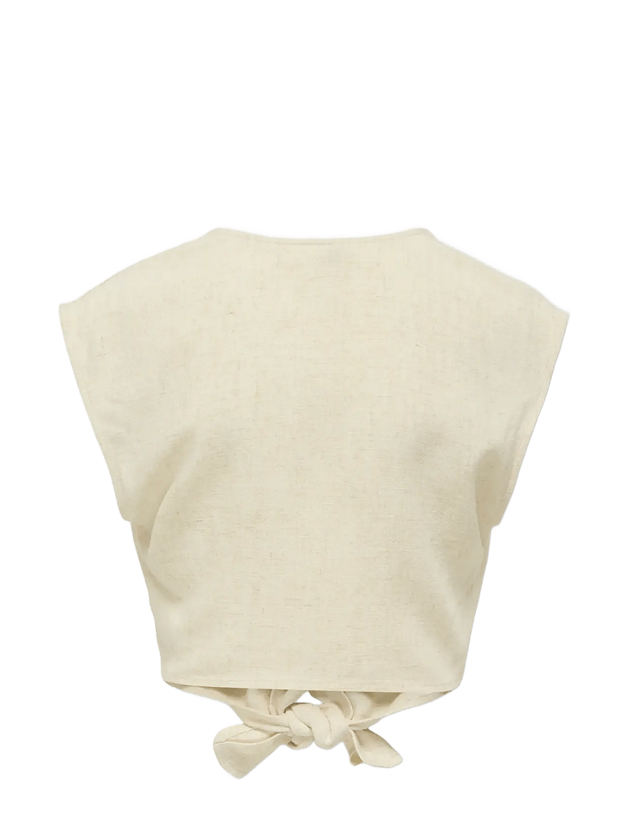 Kids Only - KOGSIESTA SS KNOT LIN BL SHIRT PNT - moonbeam - 1