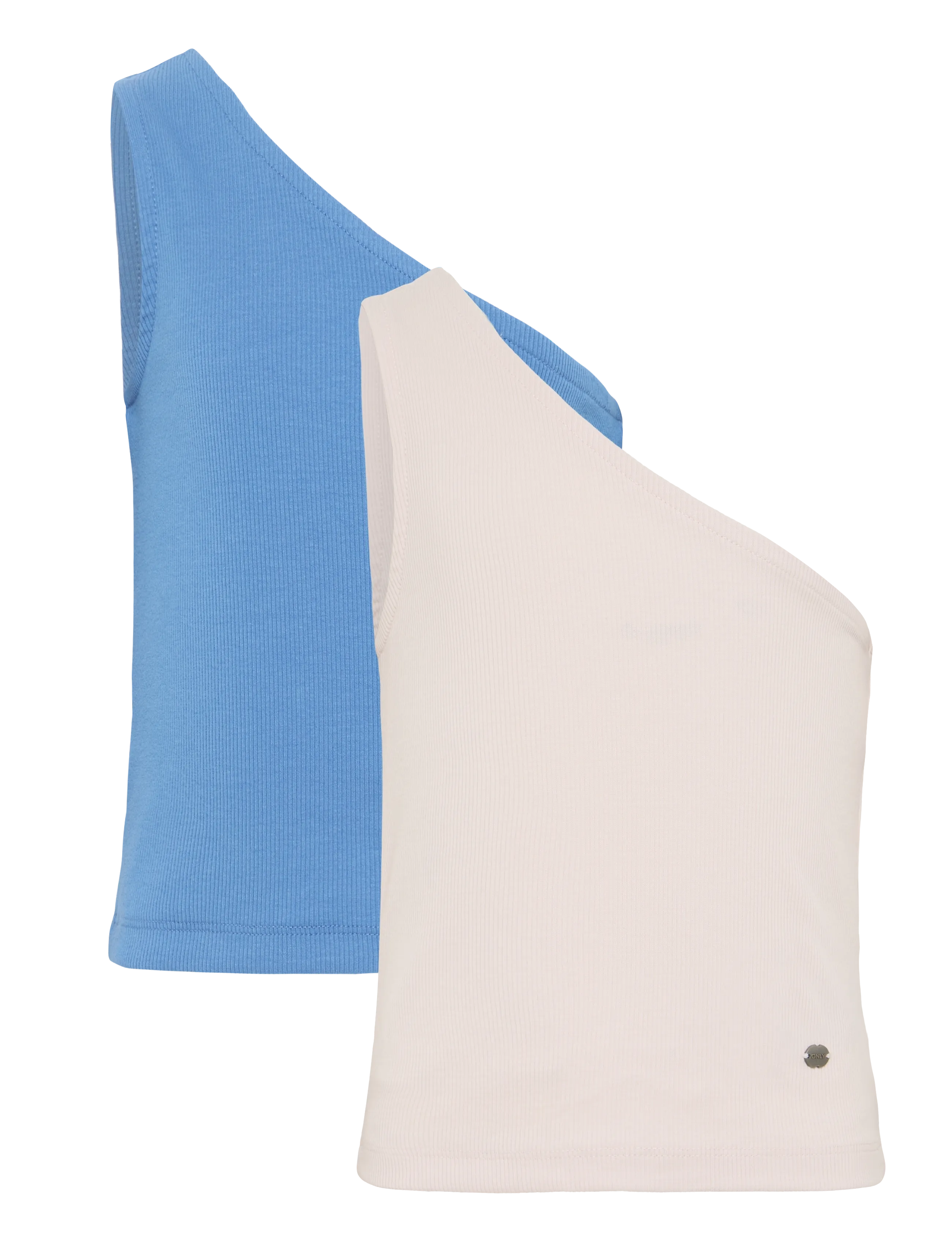 Kids Only KOGNESSA LIFE ONESHOULDER TOP JRS 2-PACK - Alussärgid - REGATTA / blue