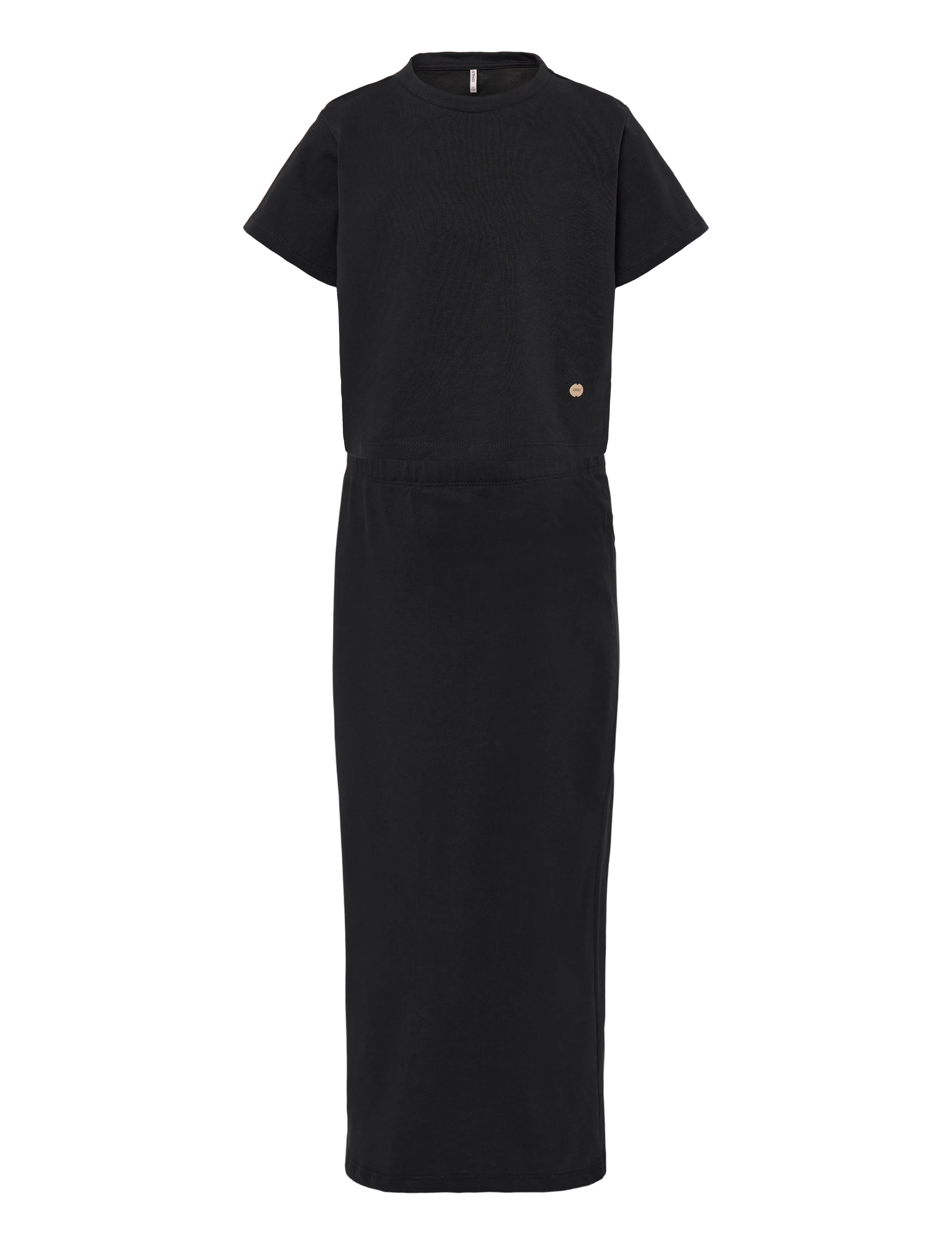 Kids Only KOGSILVINA SS TOP/MIDI SKIRT SET SWT - Børn 98-134 - BLACK / black