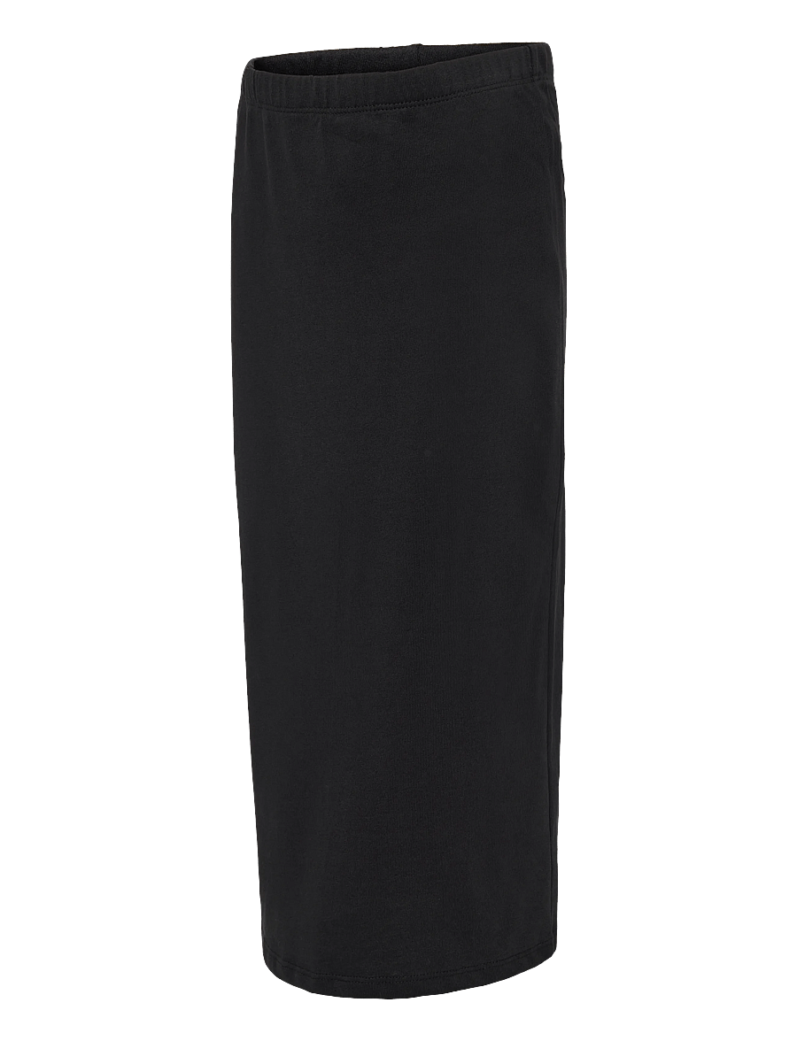 Kids Only - KOGSILVINA SS TOP/MIDI SKIRT SET SWT - sæt med kortærmet t-shirt - black - 2