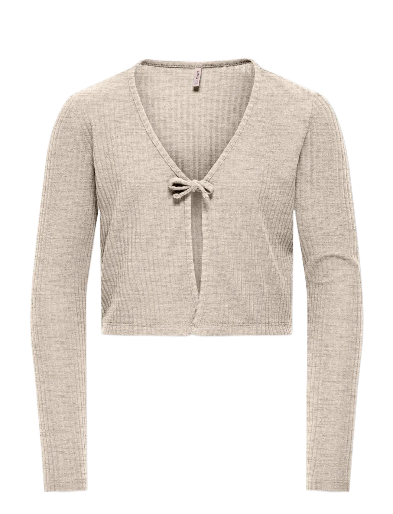 Kids Only Kognella L/S Cardigan Jrs, 122-128, Knitwear, Beige - Cardigans, Kinder