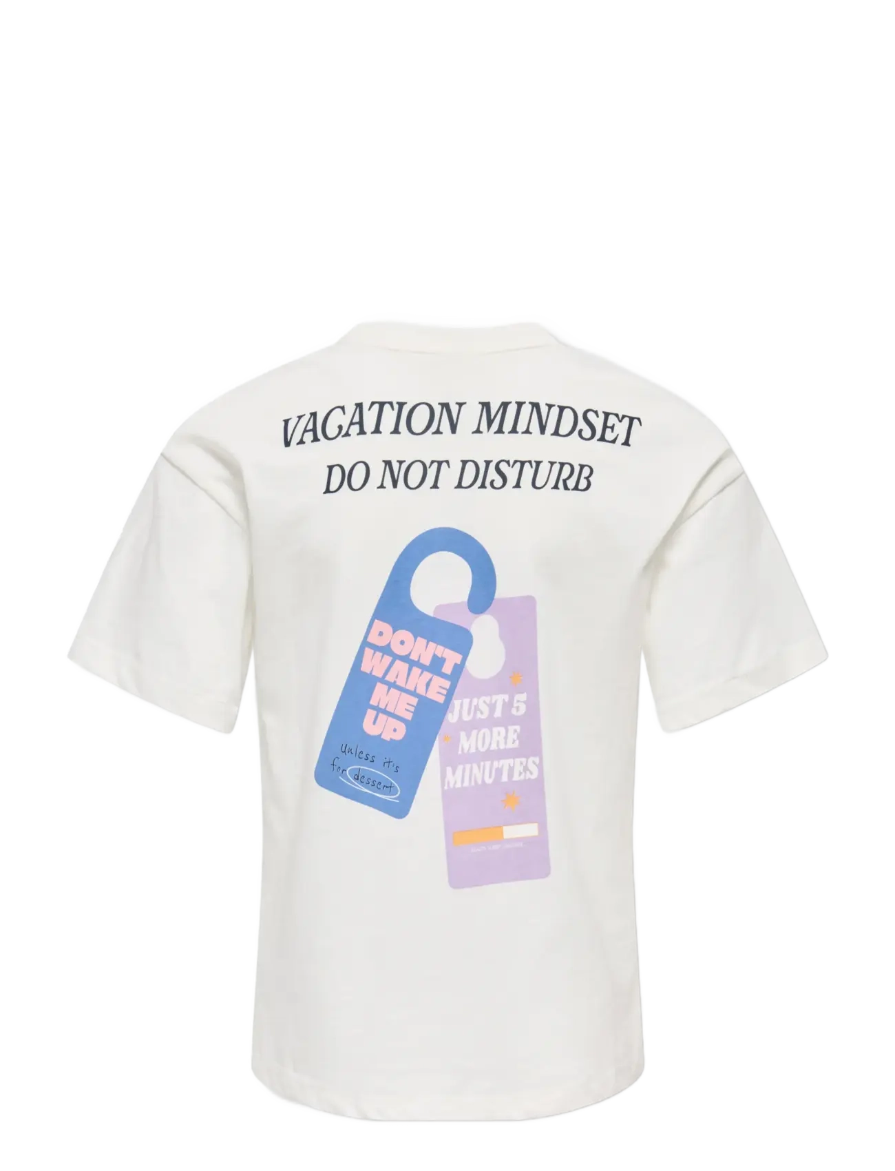 Kids Only - KOGVIVVI LIFE S/S LOOSE LOVELY TOP JRS - t-shirts à manches courtes - cloud dancer - 1