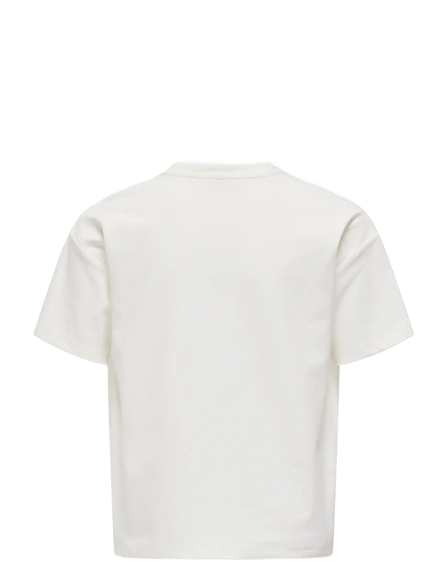 Kids Only - KOGBILLIE SS LOOSE PRINT TOP JRS NOOS - kurzärmelige - cloud dancer - 2