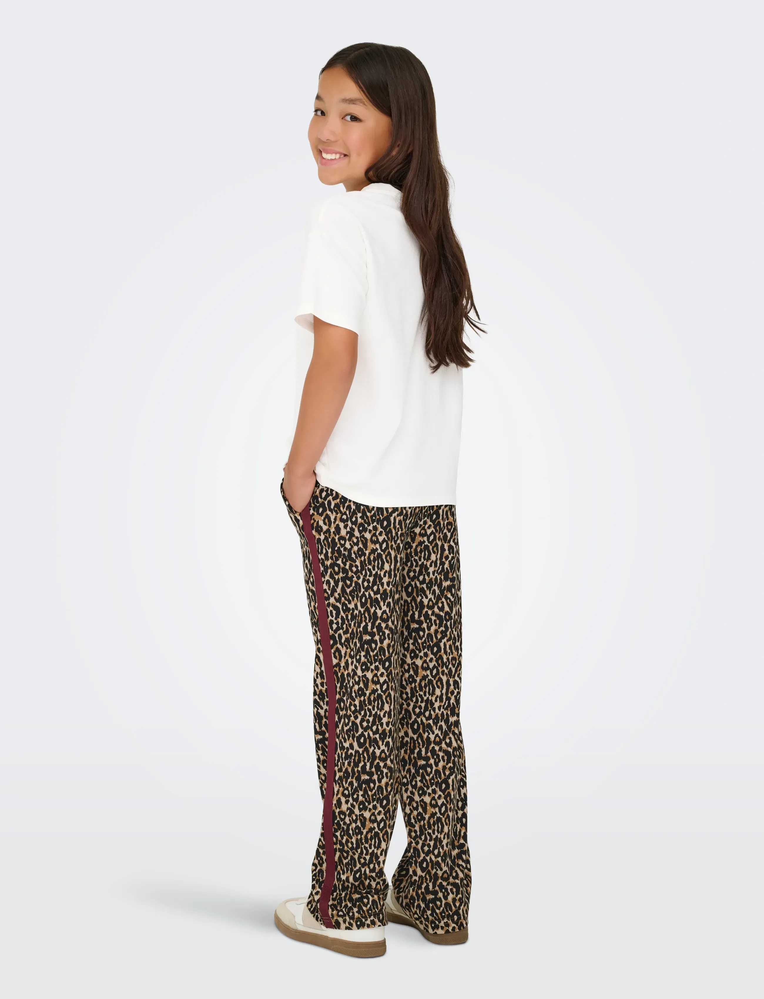 Kids Only - KOGBILLIE SS LOOSE PRINT TOP JRS NOOS - kurzärmelige - cloud dancer - 3