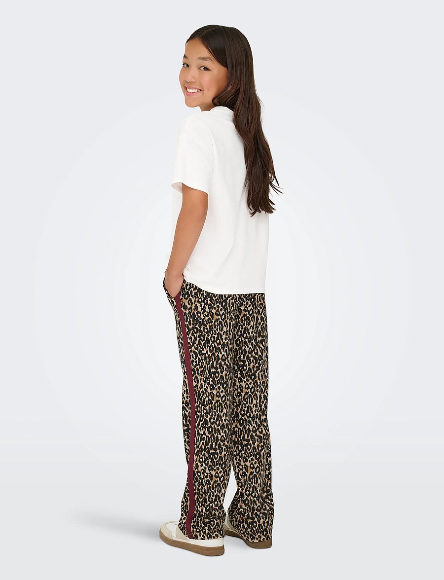 Kids Only - KOGBILLIE SS LOOSE PRINT TOP JRS NOOS - kurzärmelige - cloud dancer - 3