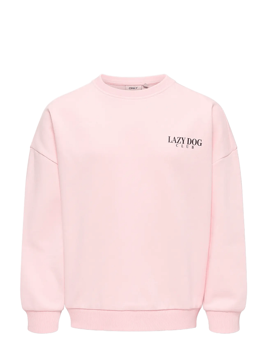 Kids Only - KOGBILA L/S OVZ PRINT O-NECK SWT NOOS - chalk pink - 0