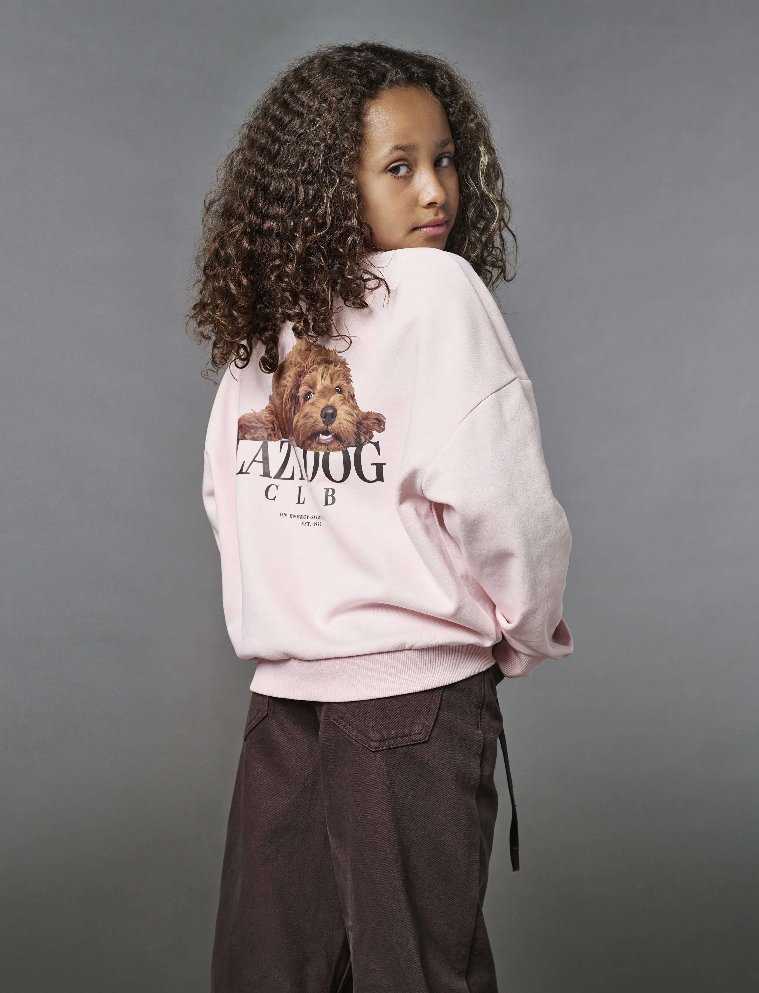 Kids Only - KOGBILA L/S OVZ PRINT O-NECK SWT NOOS - chalk pink - 3