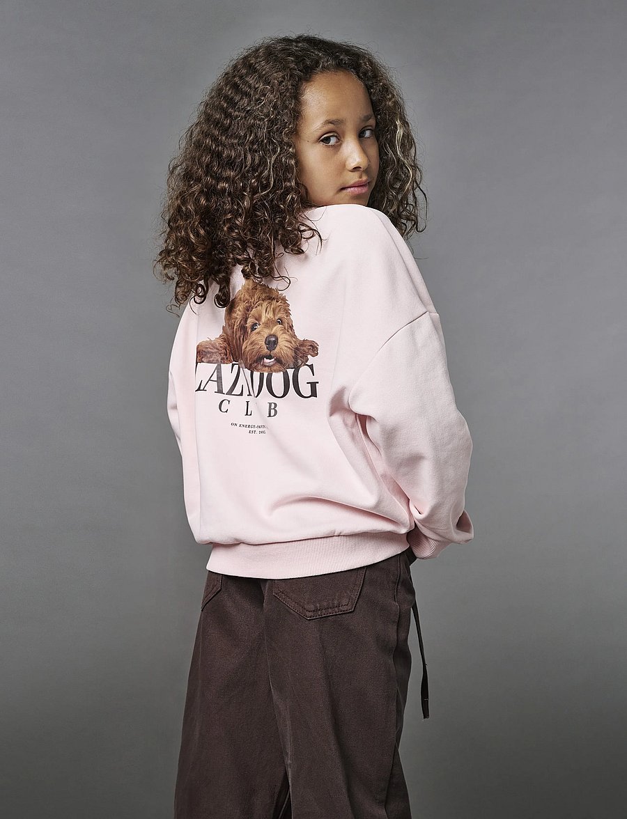 Kids Only - KOGBILA L/S OVZ PRINT O-NECK SWT NOOS - chalk pink - 3