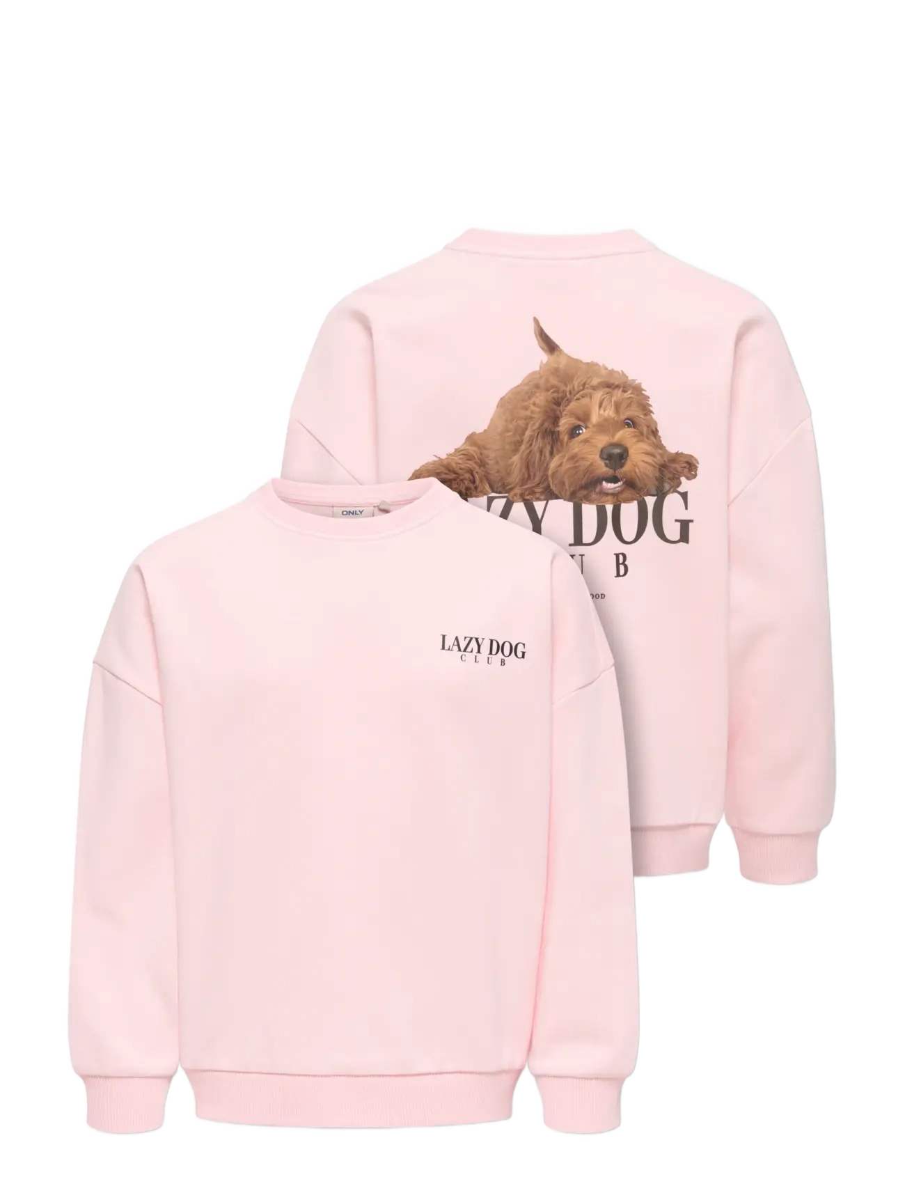 Kids Only - KOGBILA L/S OVZ PRINT O-NECK SWT NOOS - chalk pink - 2