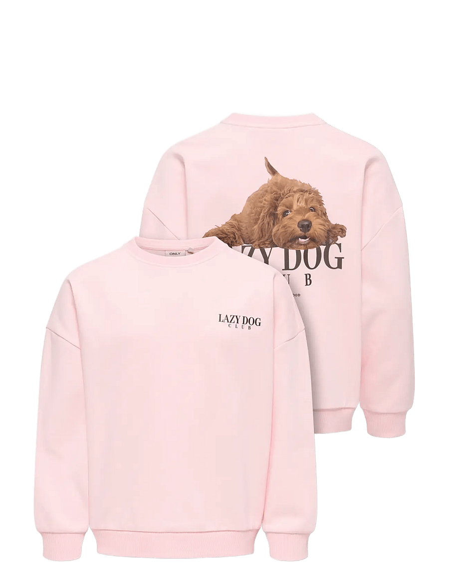 Kids Only - KOGBILA L/S OVZ PRINT O-NECK SWT NOOS - chalk pink - 2