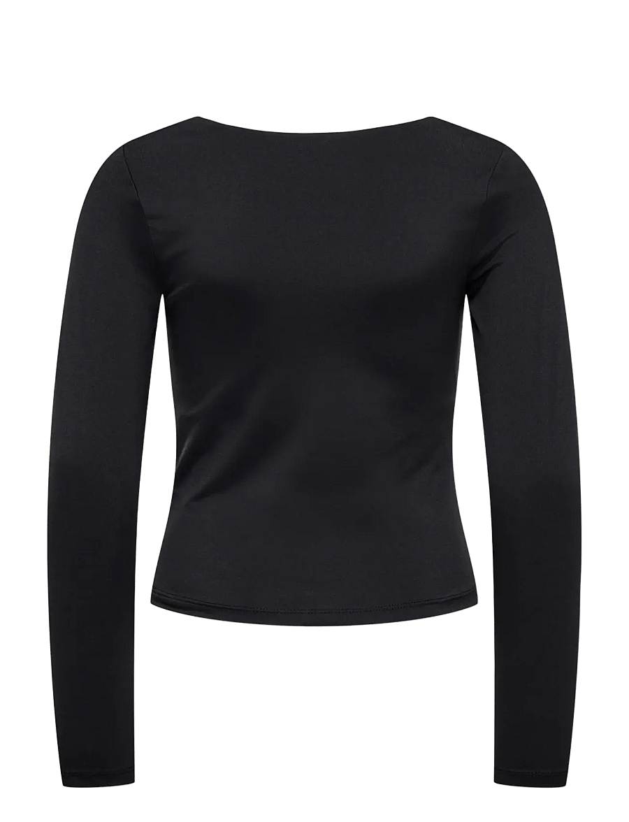 Kids Only - KOGEA L/S 2-WAYS FIT TOP JRS NOOS - langærmede t-shirts - black - 2