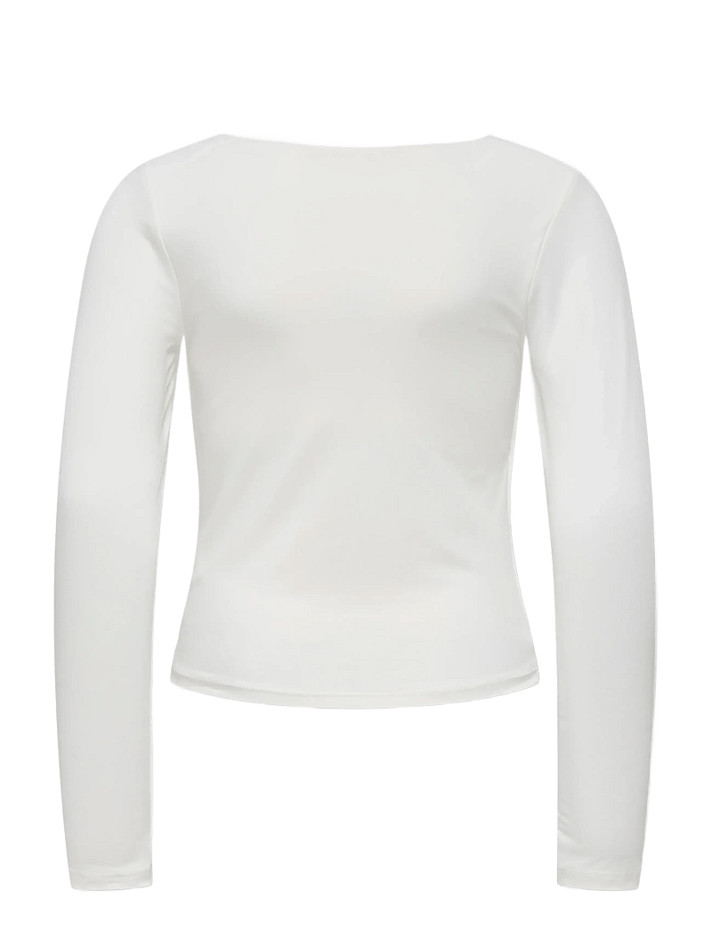 Kids Only - KOGEA L/S 2-WAYS FIT TOP JRS NOOS - marškinėliai ilgomis rankovėmis - cloud dancer - 2