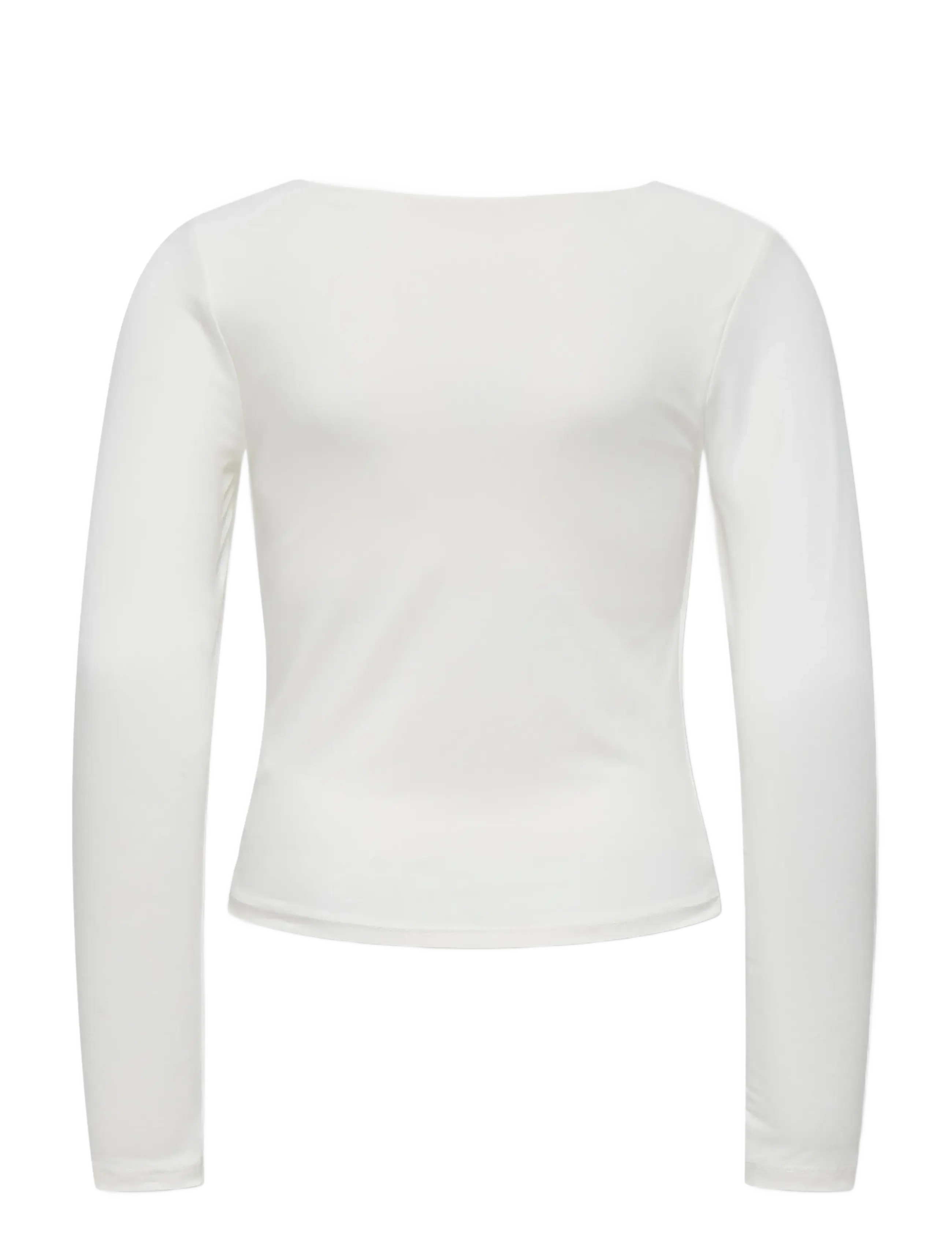 Kids Only - KOGEA L/S 2-WAYS FIT TOP JRS NOOS - t-shirts à manches longues - cloud dancer - 2