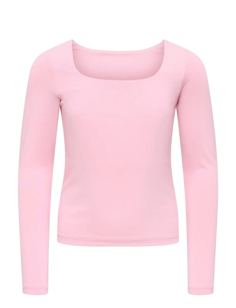Kids Only - KOGEA L/S 2-WAYS FIT TOP JRS NOOS - langærmede t-shirts - romance rose - 1