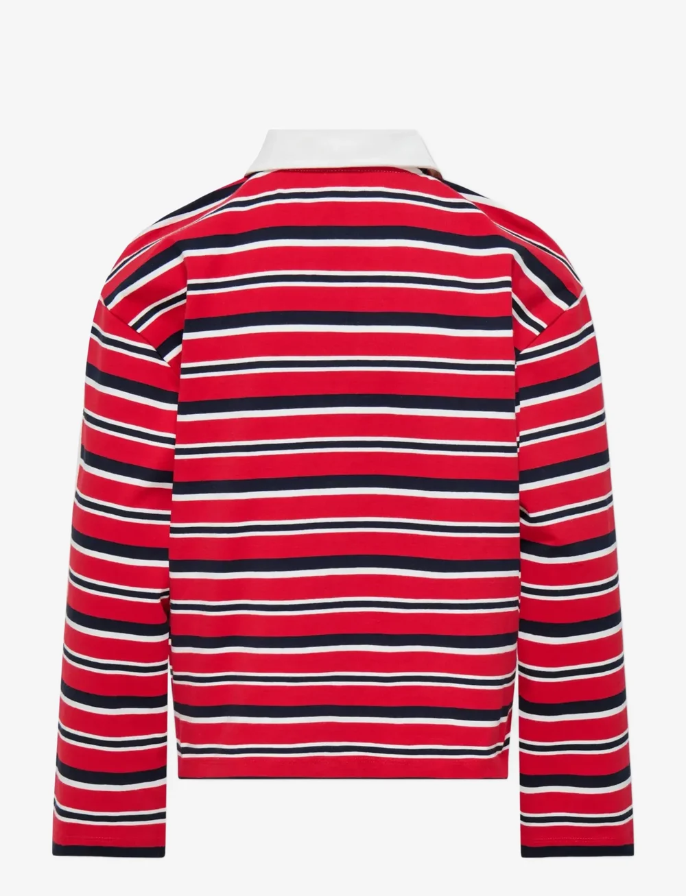 Kids Only - KOGRUBY LIFE L/S BOXY POLO SHIRT JRS - langermede poloskjorter - salsa - 2