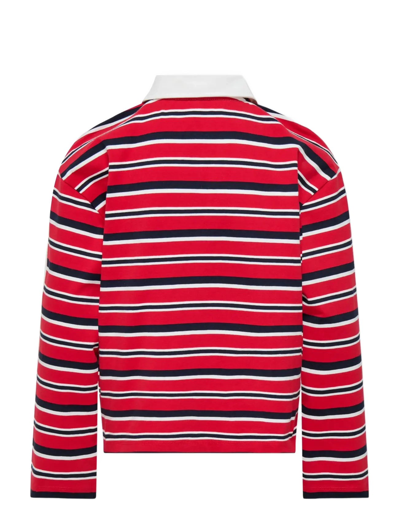 Kids Only - KOGRUBY LIFE L/S BOXY POLO SHIRT JRS - langärmelig poloshirt - salsa - 2