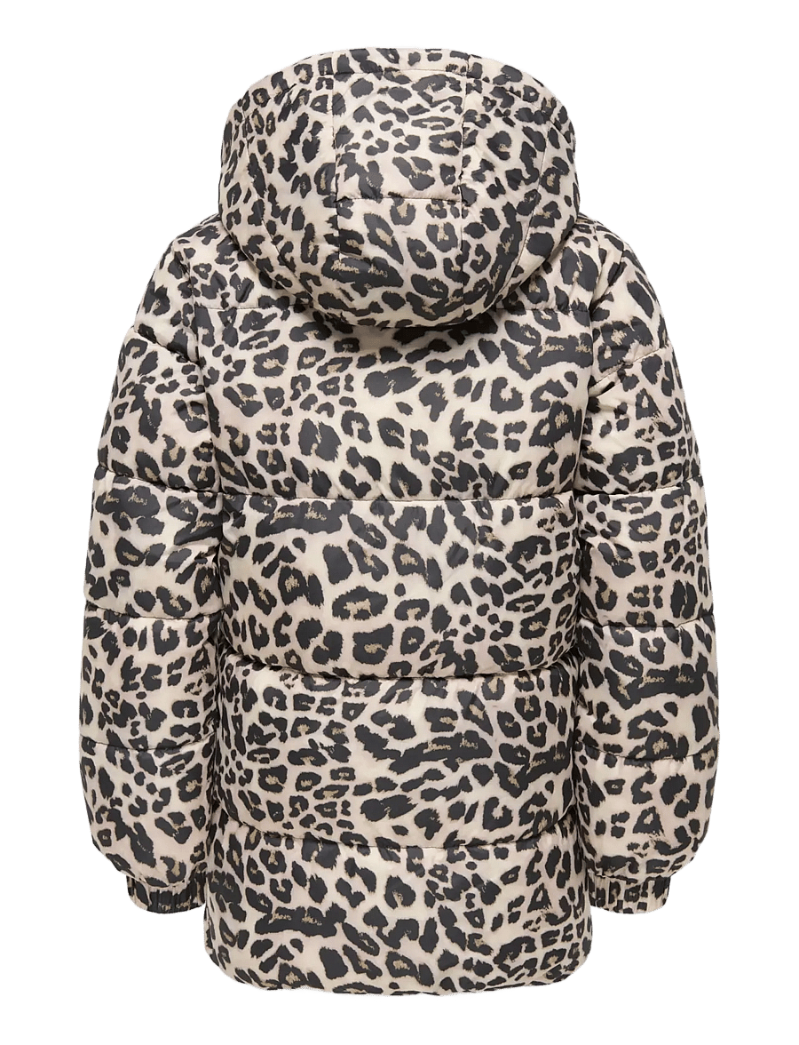 Kids Only - KOGDALIA PUFFER AOP JACKET CS OTW - talvejoped - silver mink - 2