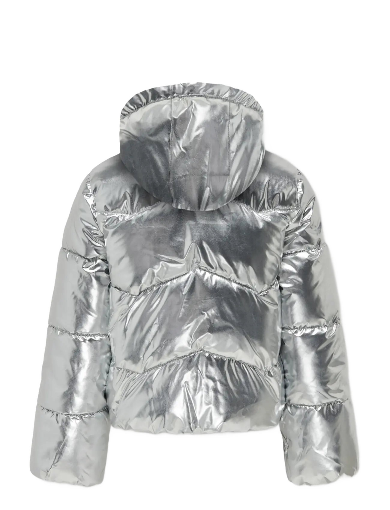 Kids Only - KOGPEARL PUFFER HOOD JACKET CS OTW - untuva- & toppatakit - silver - 1