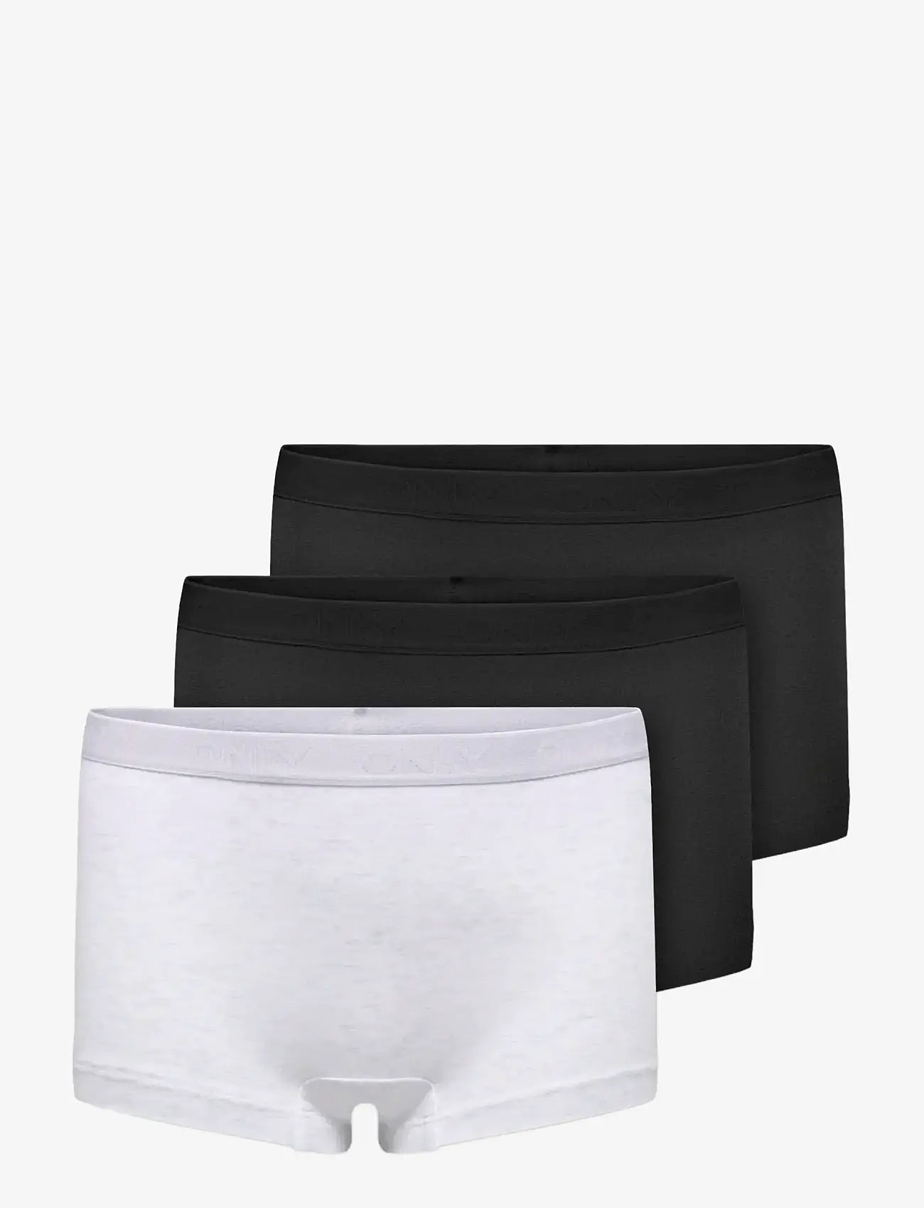 Kids Only - KOGLOLA 3-PACK LOGO HIPSTER ACC - underbukser - super light grey melange - 0