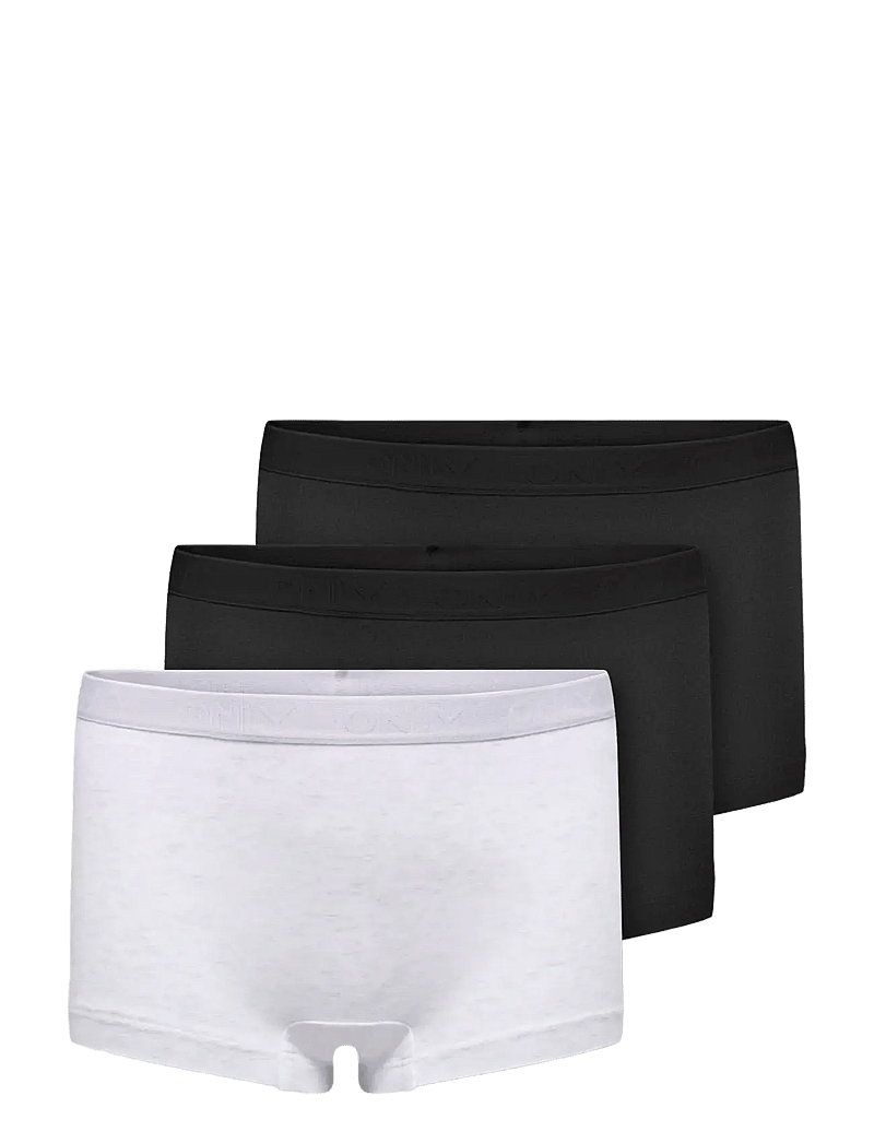 Kids Only - KOGLOLA 3-PACK LOGO HIPSTER ACC - pesu - super light grey melange - 0