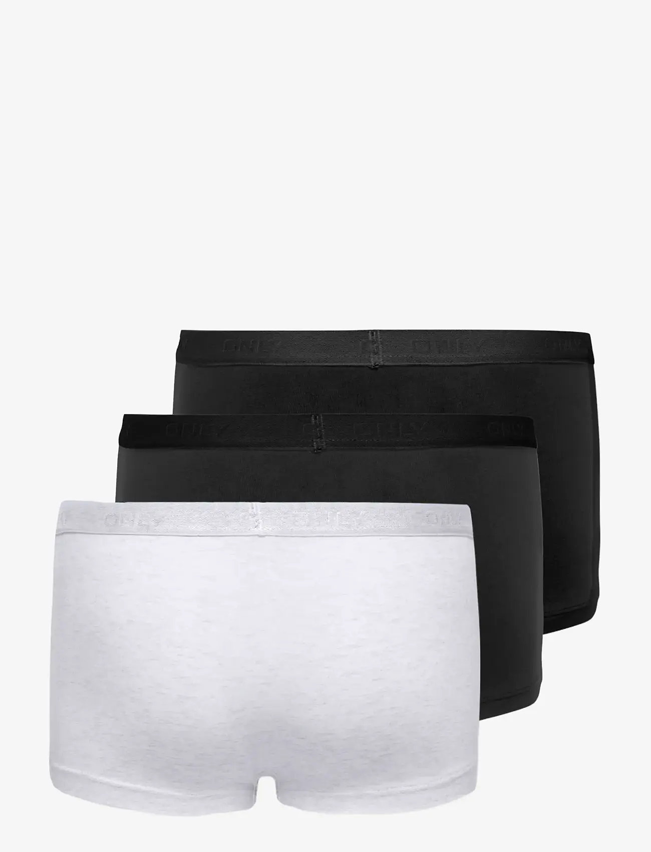 Kids Only - KOGLOLA 3-PACK LOGO HIPSTER ACC - underbukser - super light grey melange - 1