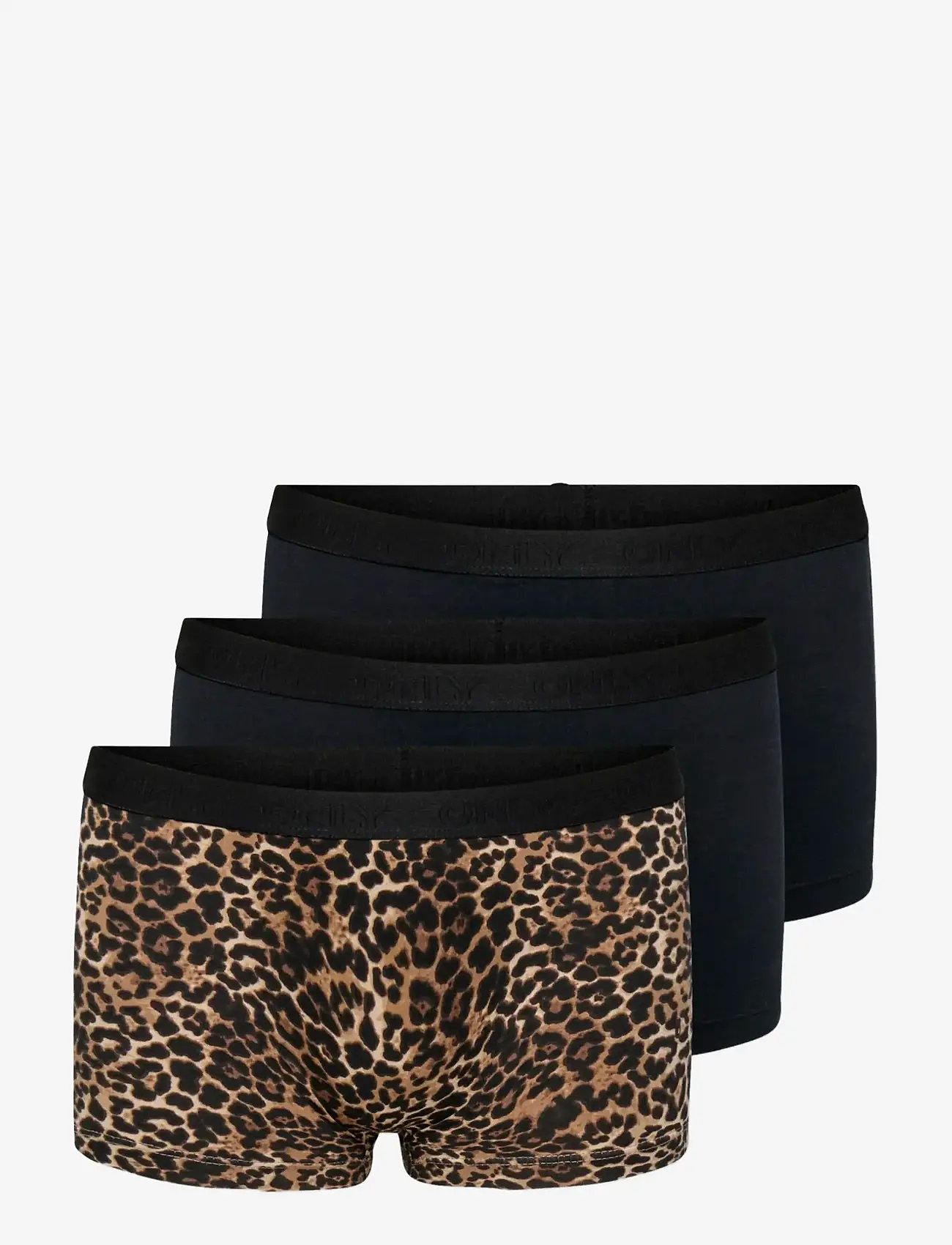 Kids Only - KOGLOLA 3-PACK LOGO HIPSTER ACC - pesu - black - 0