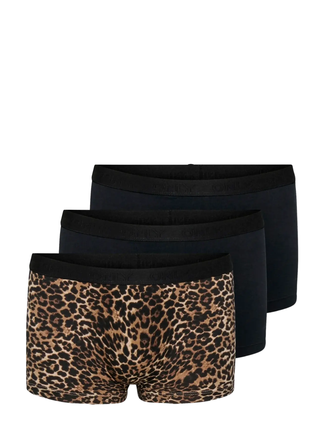 Kids Only KOGLOLA 3-PACK LOGO HIPSTER ACC - Underkläder - BLACK / black