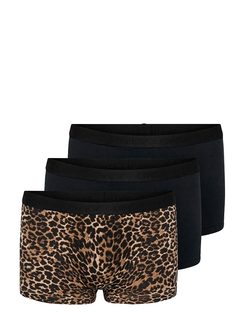 Kids Only - KOGLOLA 3-PACK LOGO HIPSTER ACC - pesu - black - 0