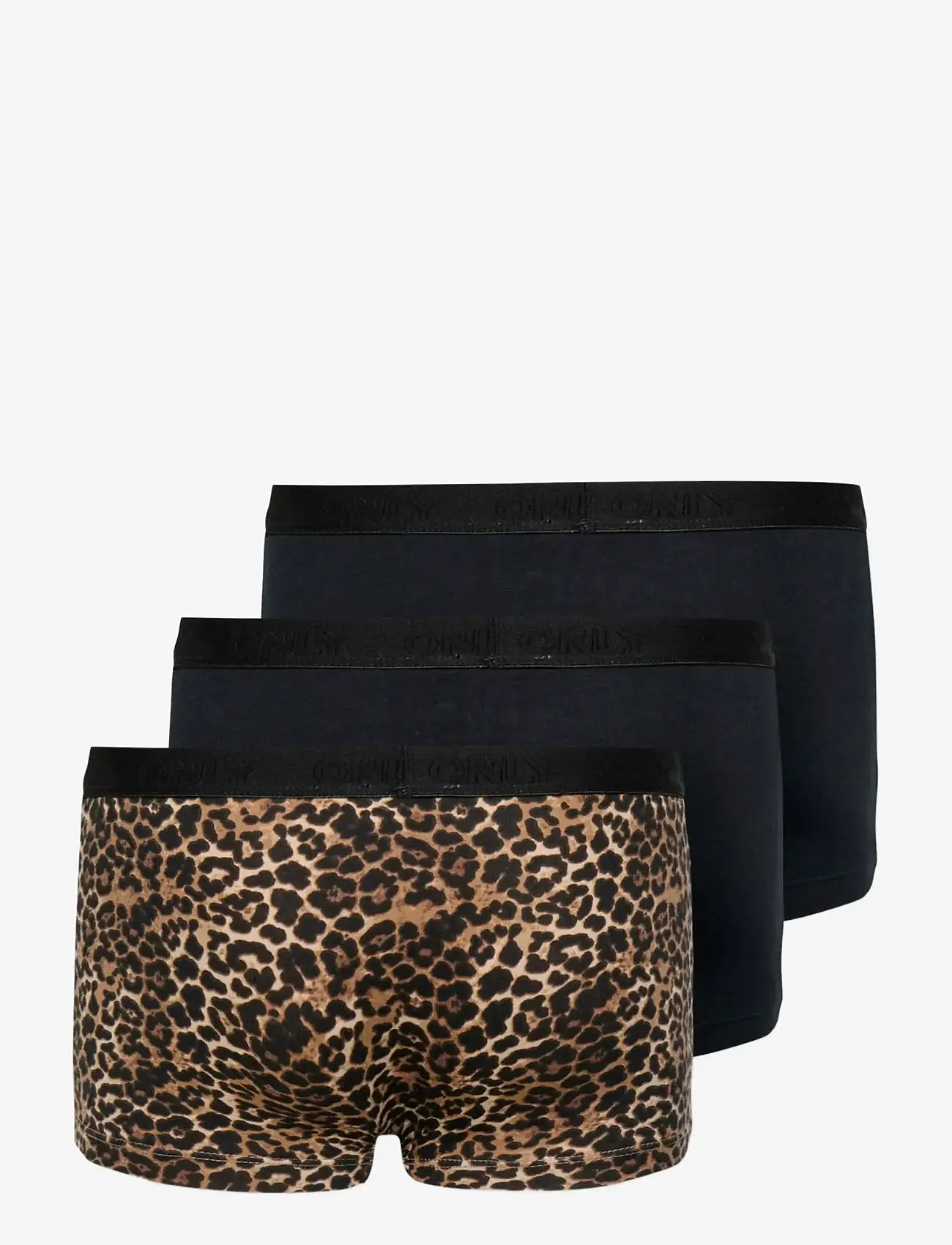 Kids Only - KOGLOLA 3-PACK LOGO HIPSTER ACC - pesu - black - 1