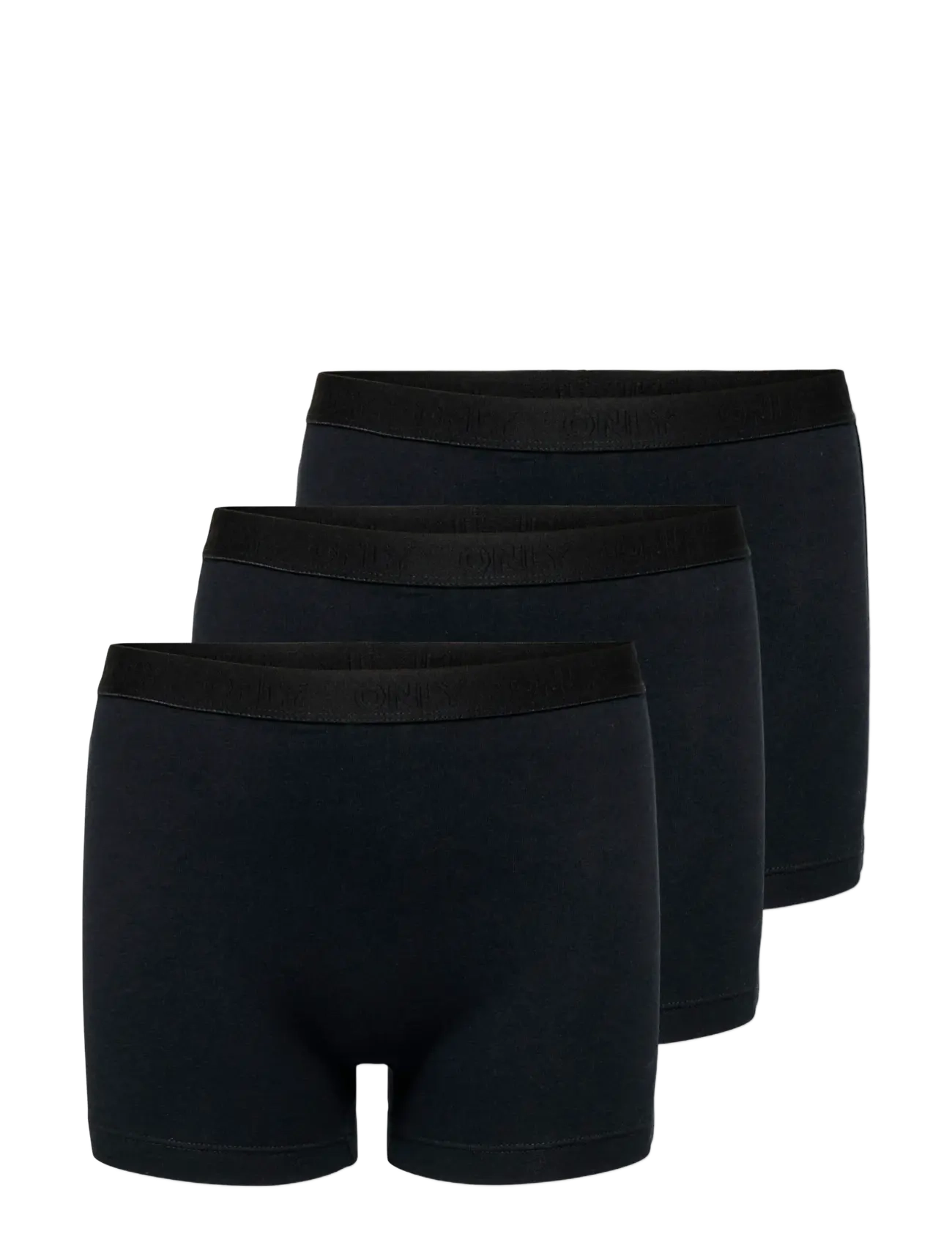 Kids Only KOGLOLA 3-PACK LOGO HIPSTER ACC - Riided - BLACK / black