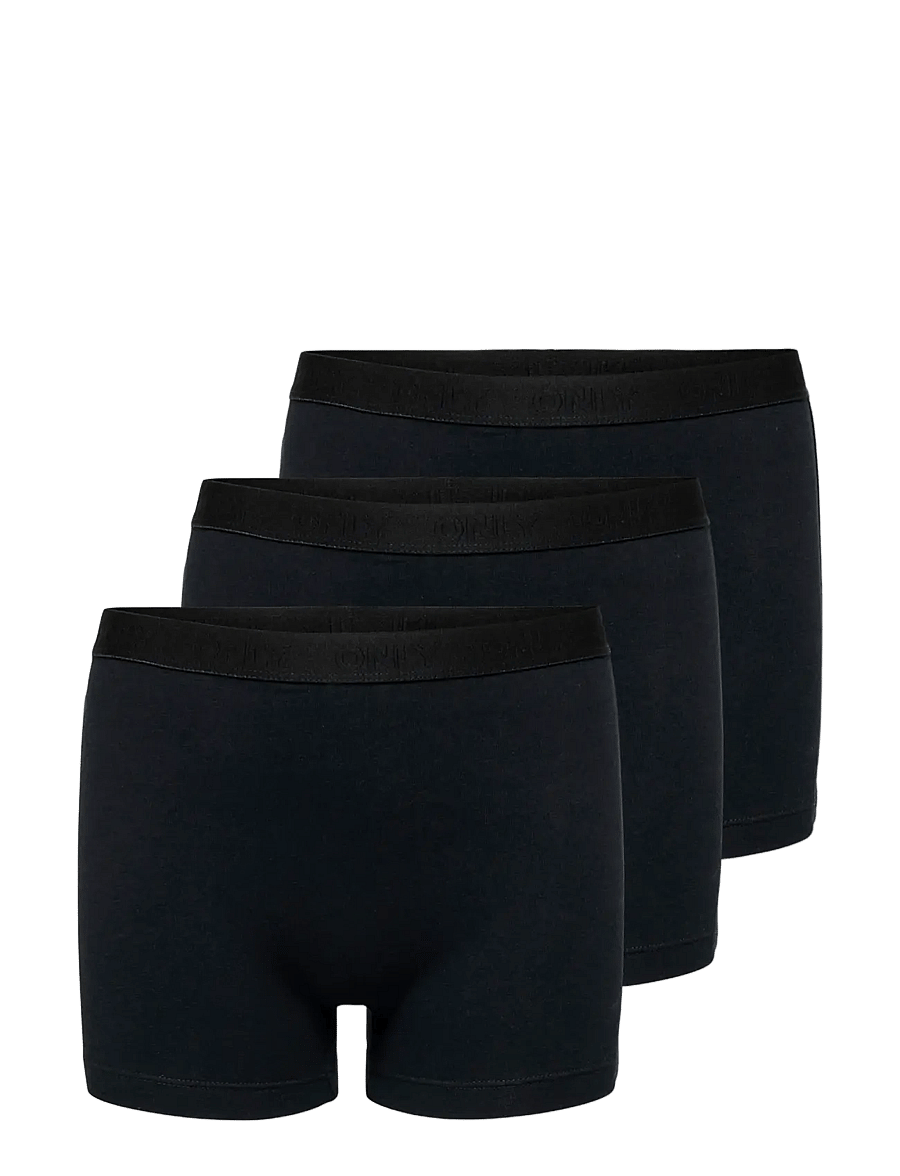Kids Only - KOGLOLA 3-PACK LOGO HIPSTER ACC - pesu - black - 0