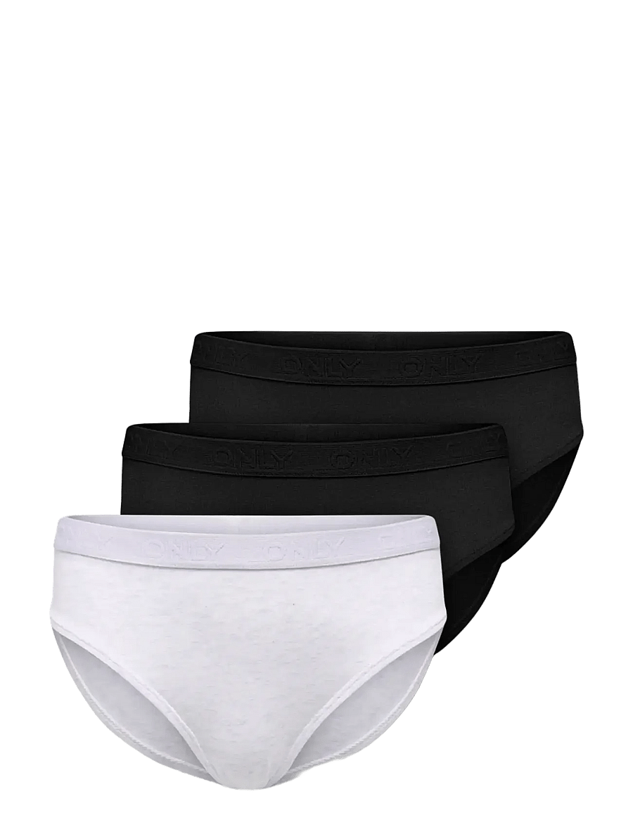 Kids Only - KOGLOLA 3-PACK LOGO BRIEFS ACC NOOS - trusser - super light grey melange - 0
