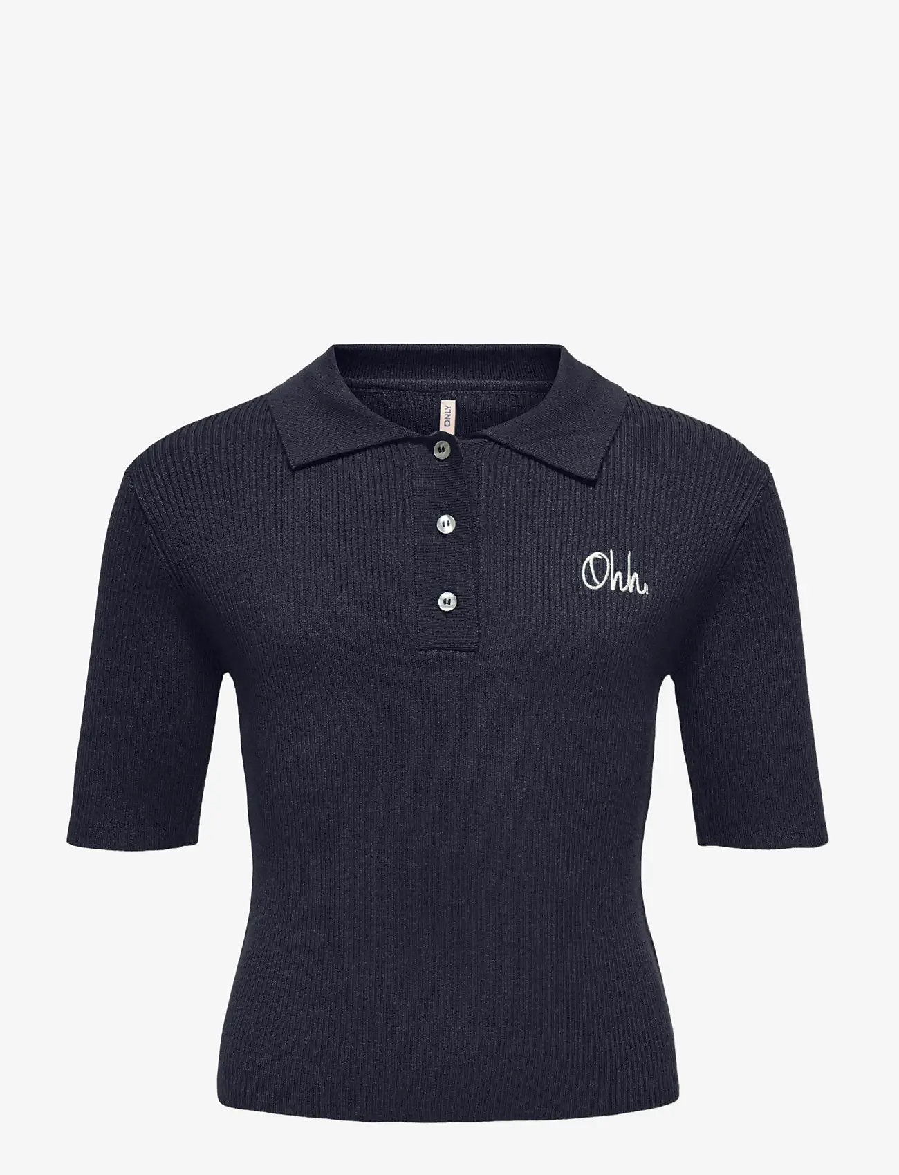 Kids Only - KOGNATASCHA SS POLO SHIRT KNT - kurzärmelig - night sky - 0