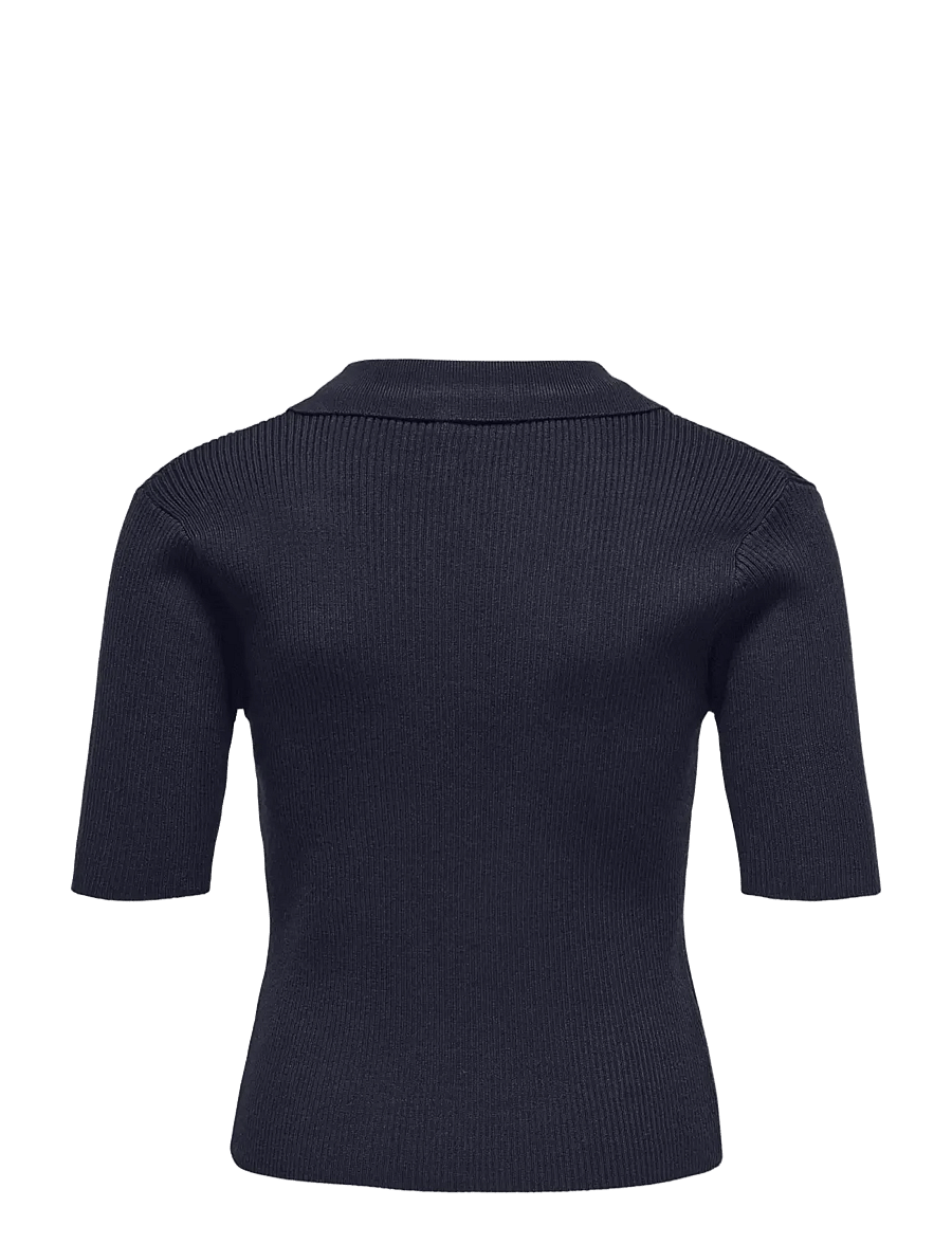 Kids Only - KOGNATASCHA SS POLO SHIRT KNT - kurzärmelig - night sky - 1