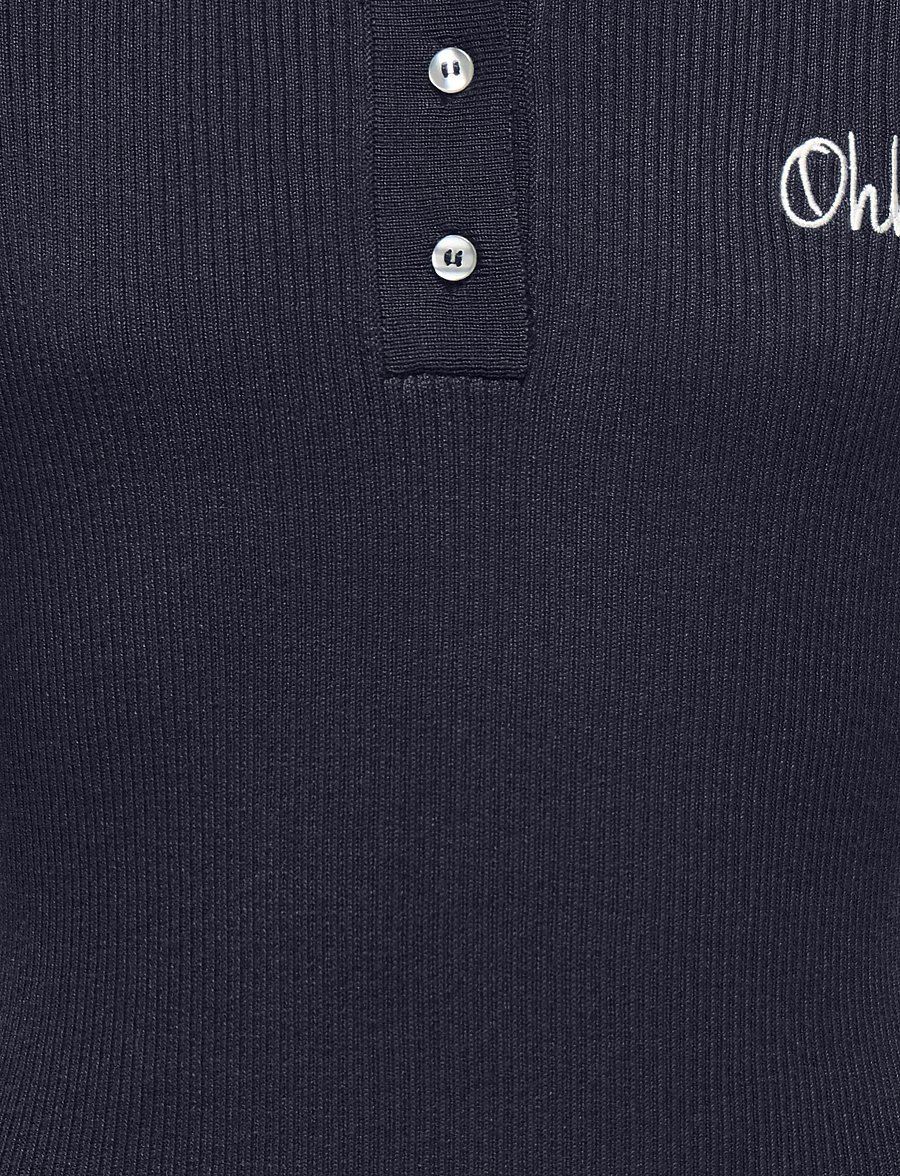 Kids Only - KOGNATASCHA SS POLO SHIRT KNT - kurzärmelig - night sky - 2