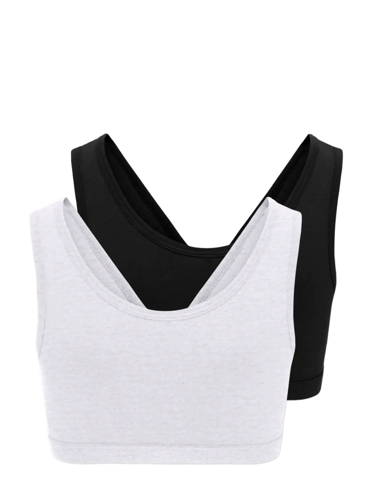 Kids Only - KOGLOLA 2-P REVERSIBLE LOGO TOP ACC NOOS - overdele - super light grey melange - 1