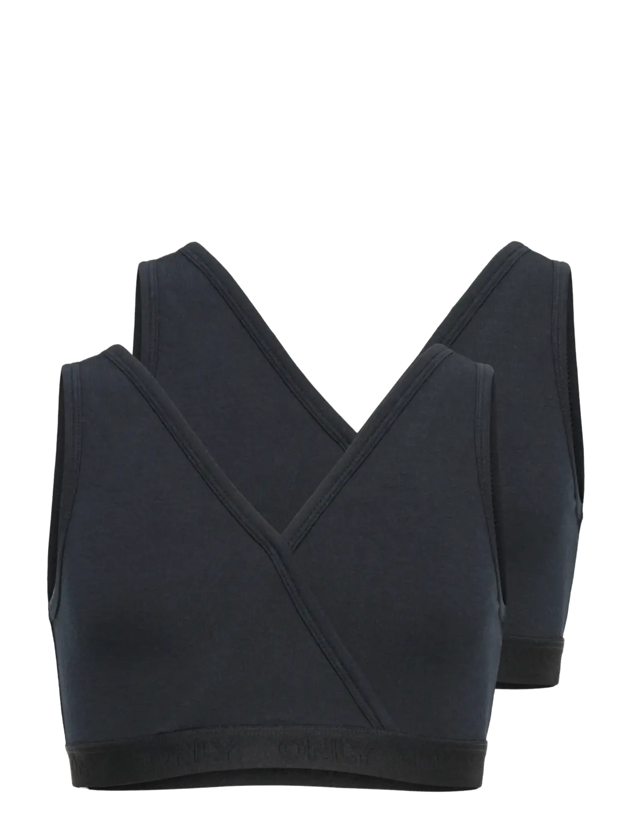 Kids Only KOGLOLA 2-P REVERSIBLE LOGO TOP ACC NOOS - Överdelar - BLACK / black