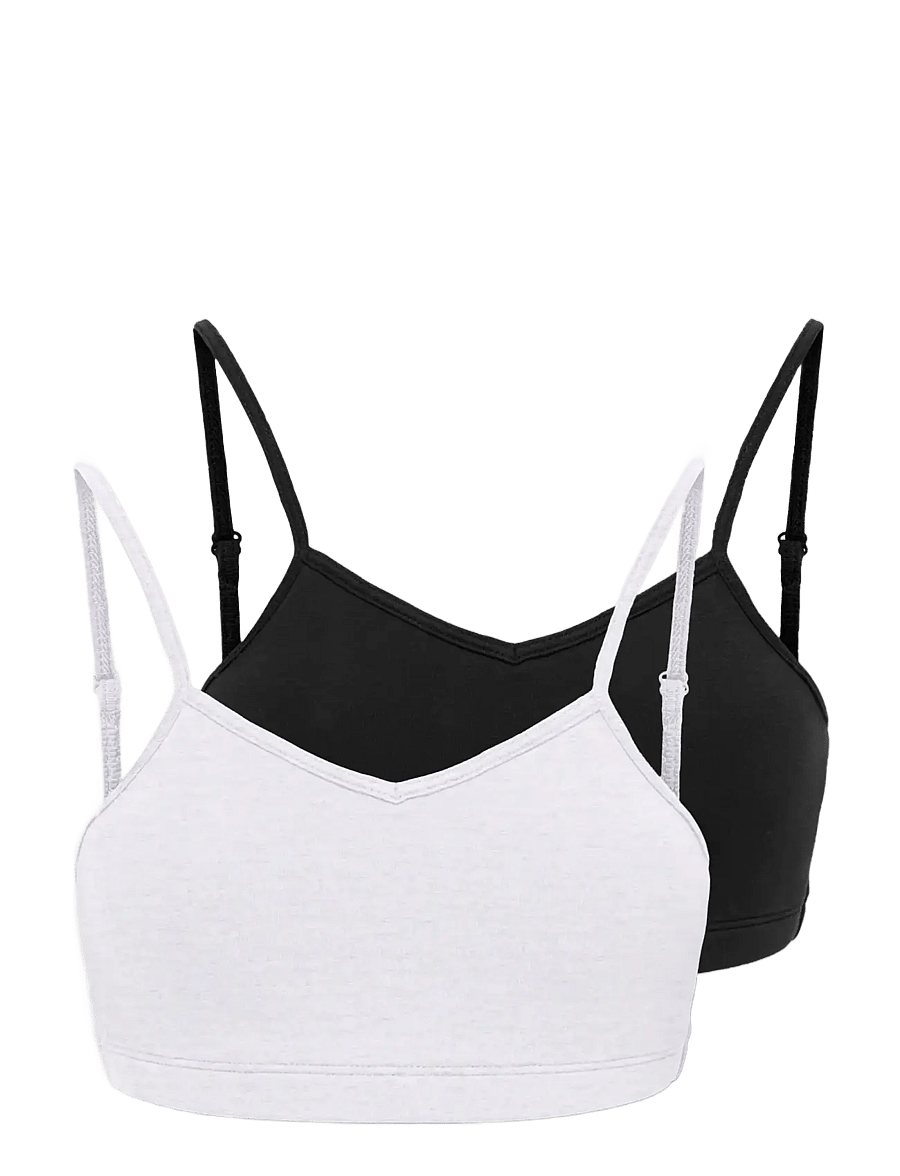 Kids Only - KOGLOLA 2-PACK PADDED TOP ACC - tops - super light grey melange - 0