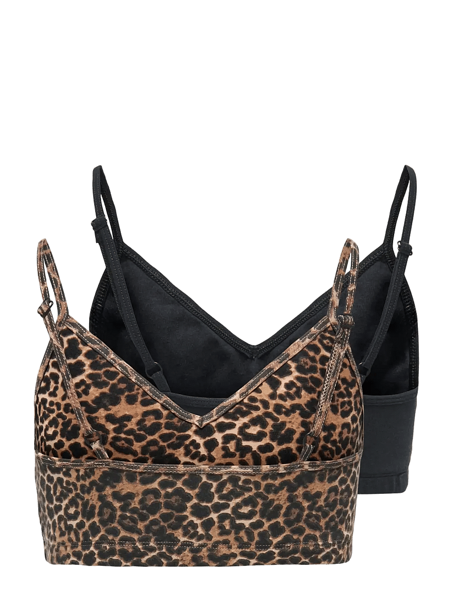 Kids Only - KOGLOLA 2-PACK PADDED TOP ACC - tops - black - 1