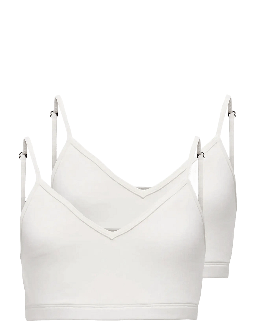 Kids Only - KOGLOLA 2-PACK PADDED TOP ACC - overdele - cloud dancer - 0