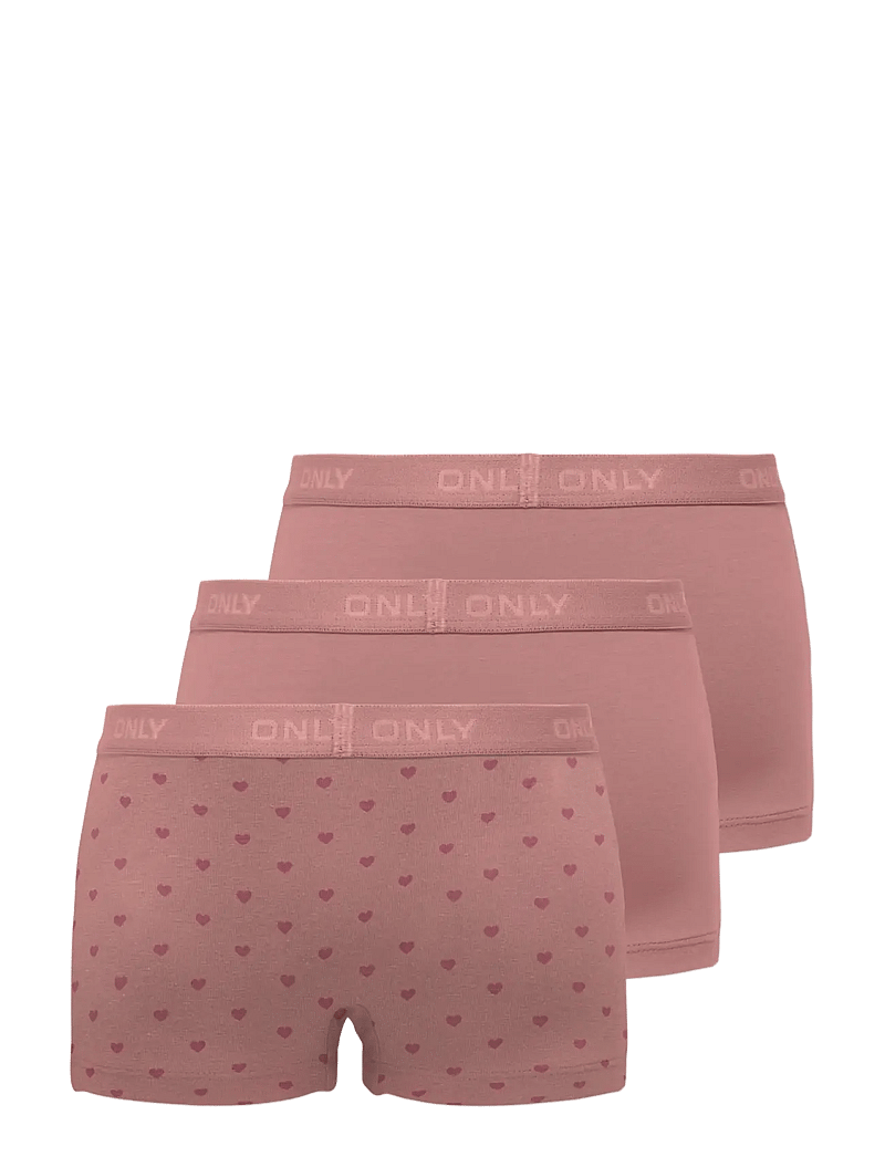 Kids Only - KMGLOLA 3-PACK LOGO HIPSTER ACC - pesu - ash rose - 1