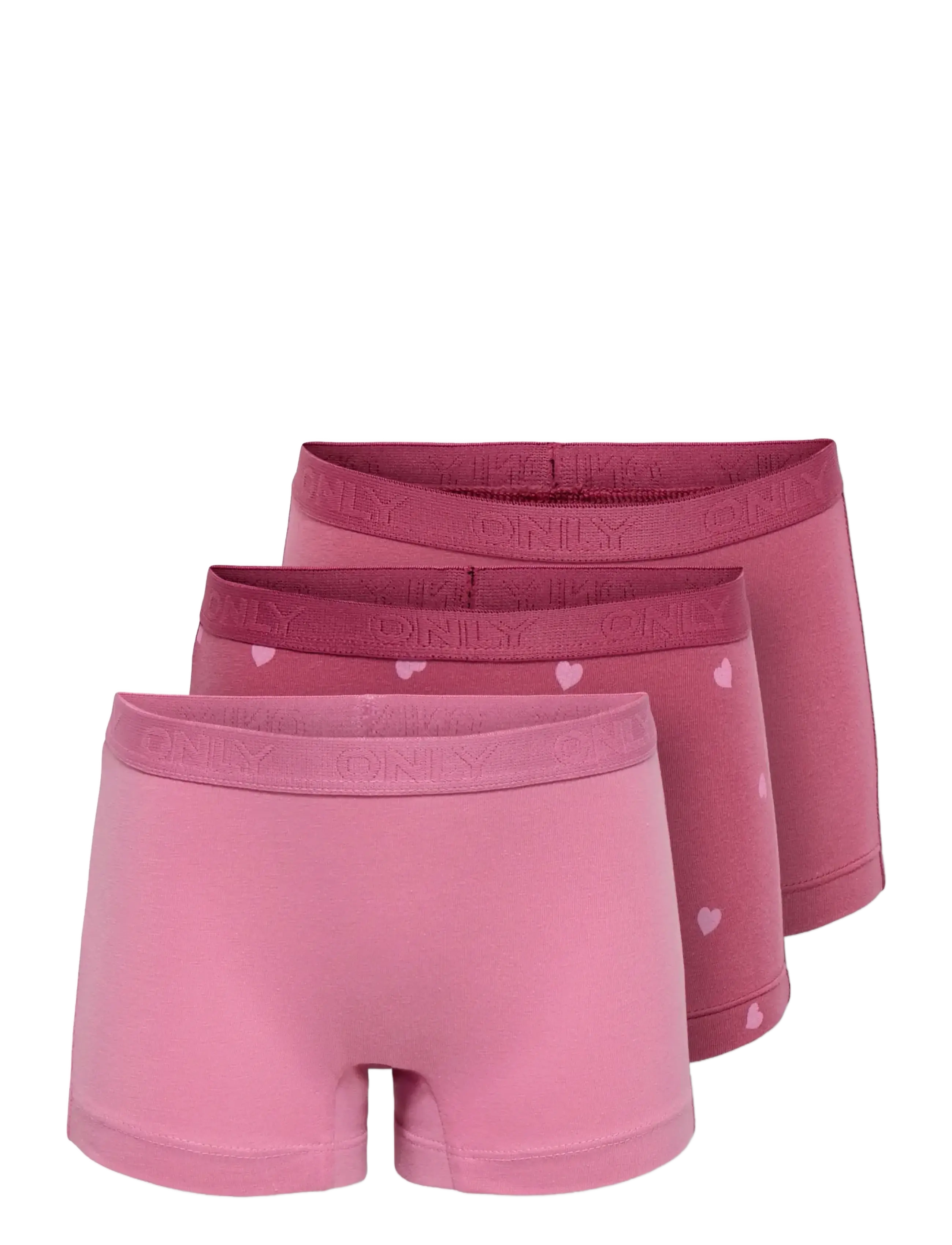 Kids Only KMGLOLA 3-PACK LOGO HIPSTER ACC - Underwear - ROSE WINE / pink/rose