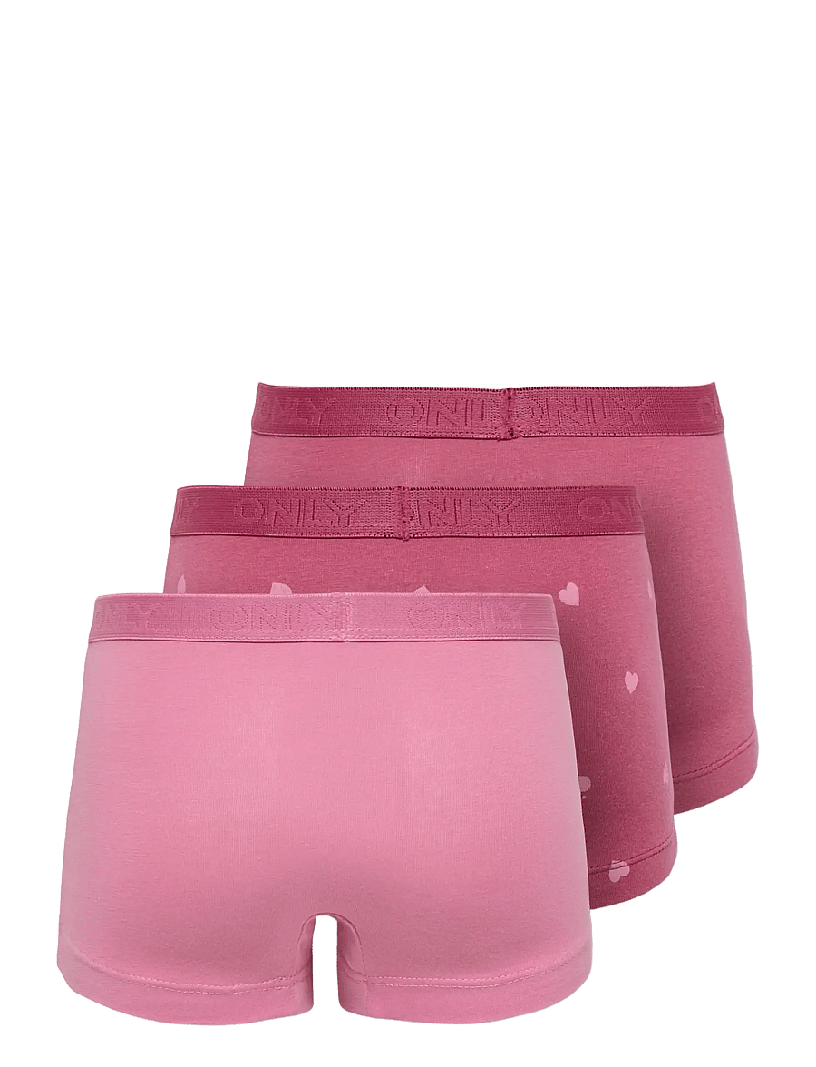 Kids Only - KMGLOLA 3-PACK LOGO HIPSTER ACC - onderbroeken - rose wine - 1