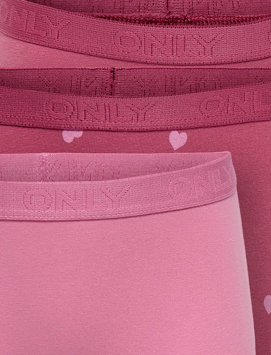 Kids Only - KMGLOLA 3-PACK LOGO HIPSTER ACC - onderbroeken - rose wine - 2