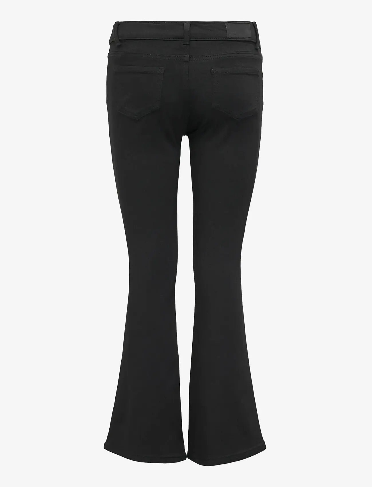 Kids Only - KOGJACKSON MID FLARED 4EVER BLACK DNM - bootcut jeans - black denim - 1