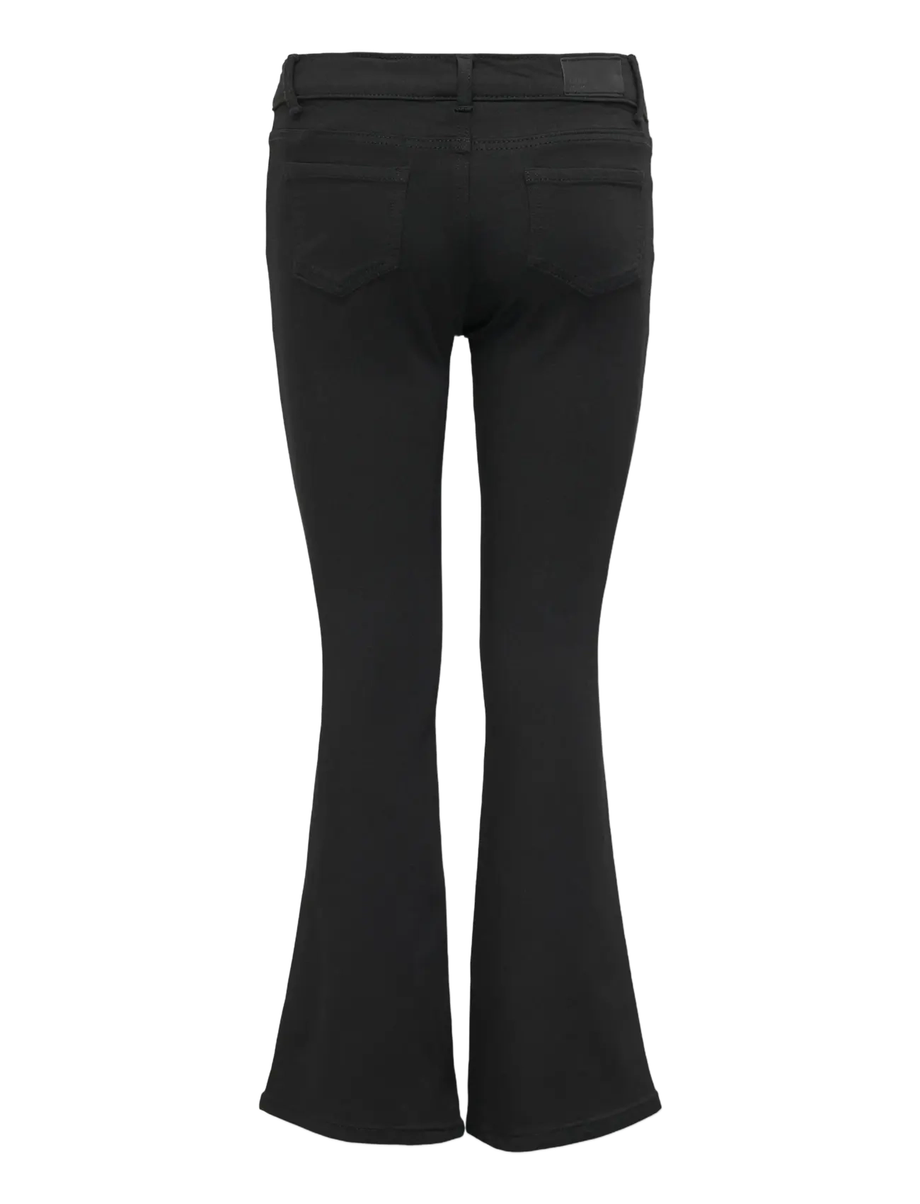 Kids Only - KOGJACKSON MID FLARED 4EVER BLACK DNM - bootcut jeans - black denim - 1
