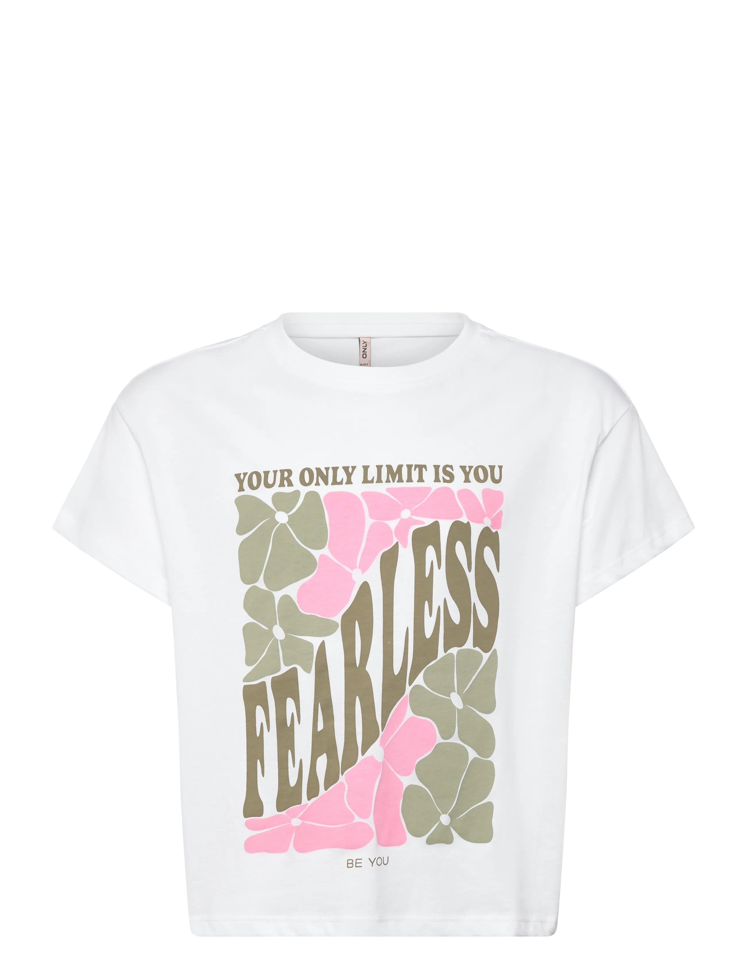 Kids Only KOGDUFFIE LIFE S/S PRINTED TOP JRS - Kids Only - BRIGHT WHITE / white